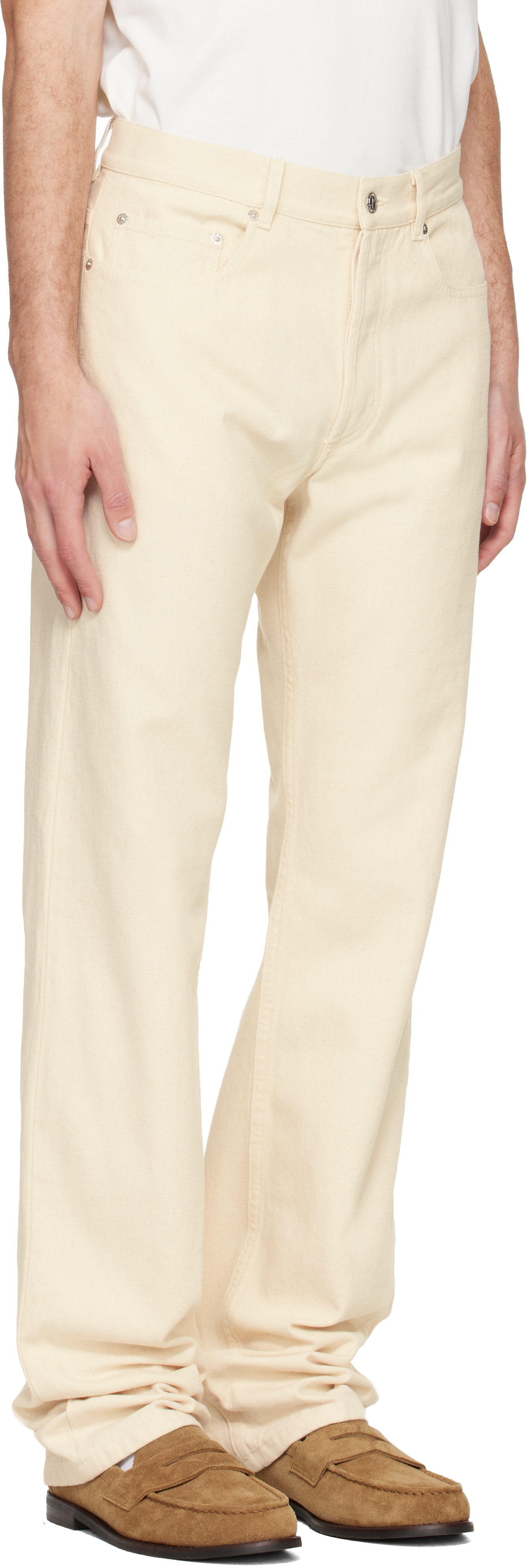 A.P.C. - Jean Rescue blanc cassé