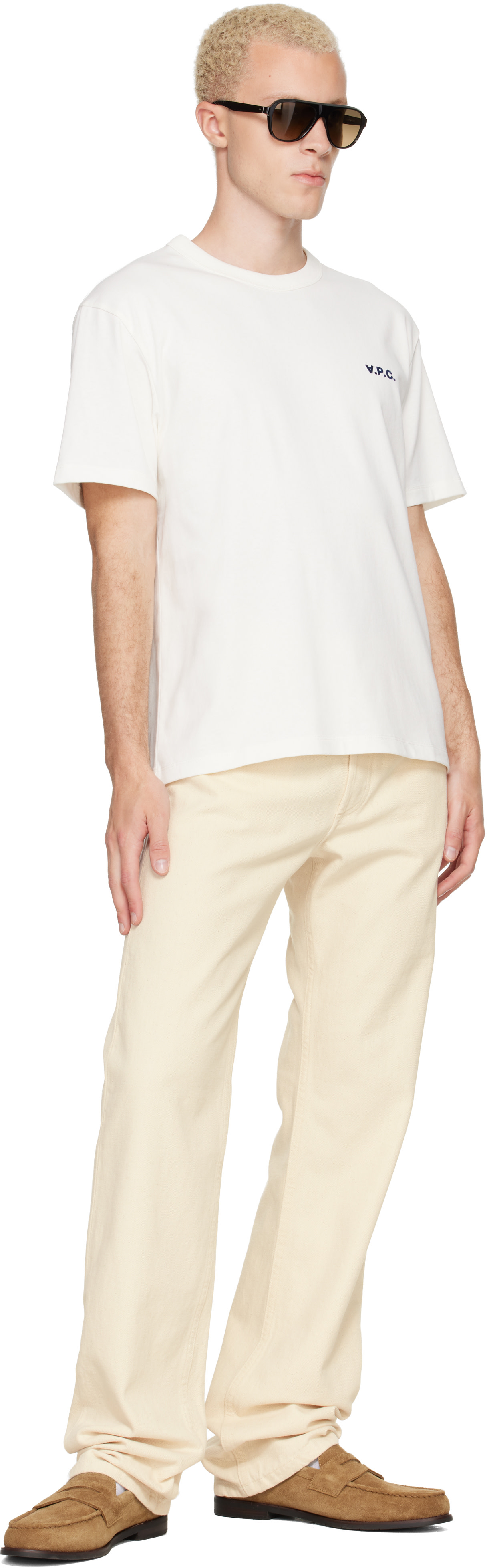 A.P.C. - Jean Rescue blanc cassé