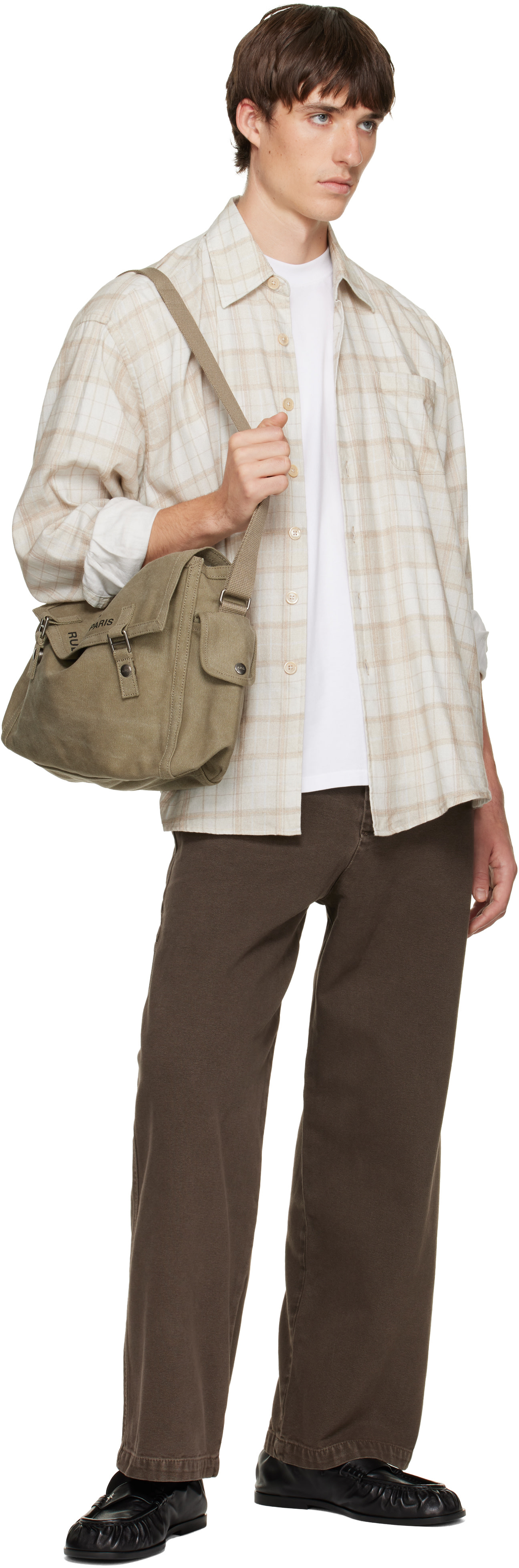 A.P.C. - Brown Canvas Carpenter Trousers