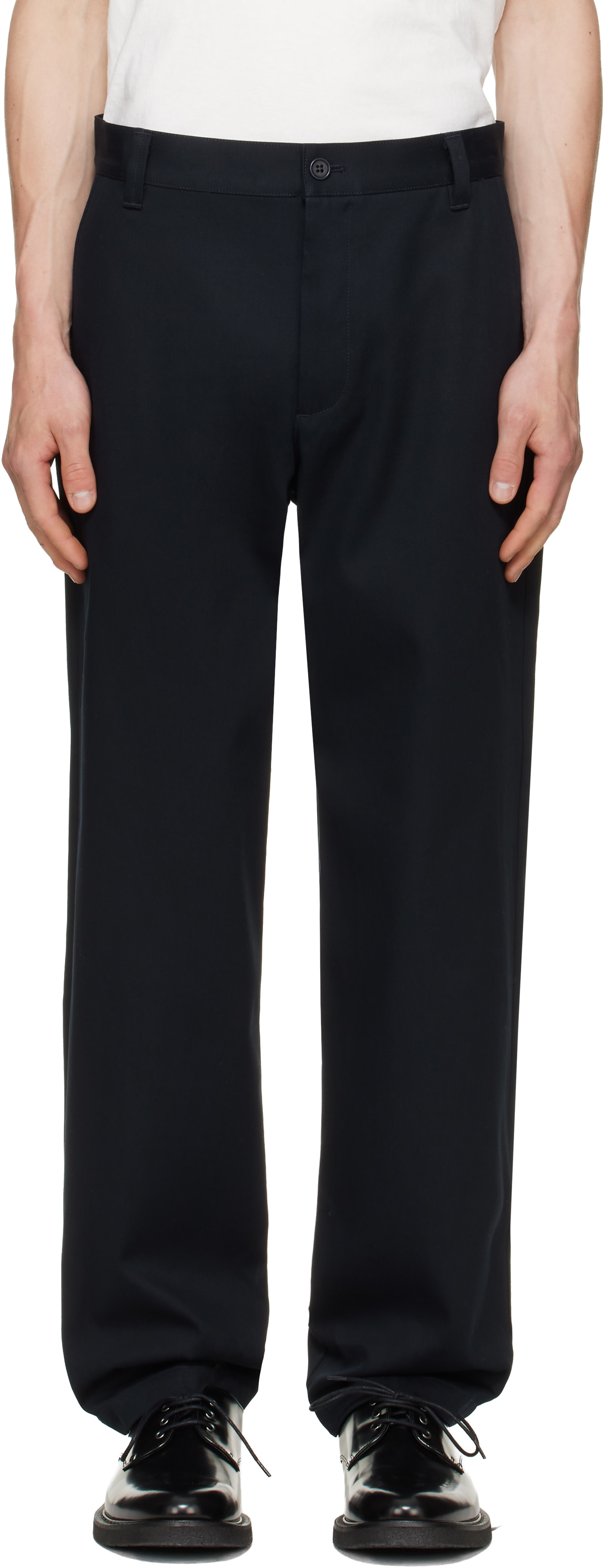 A.P.C. - Navy Lawrence Chino Trousers