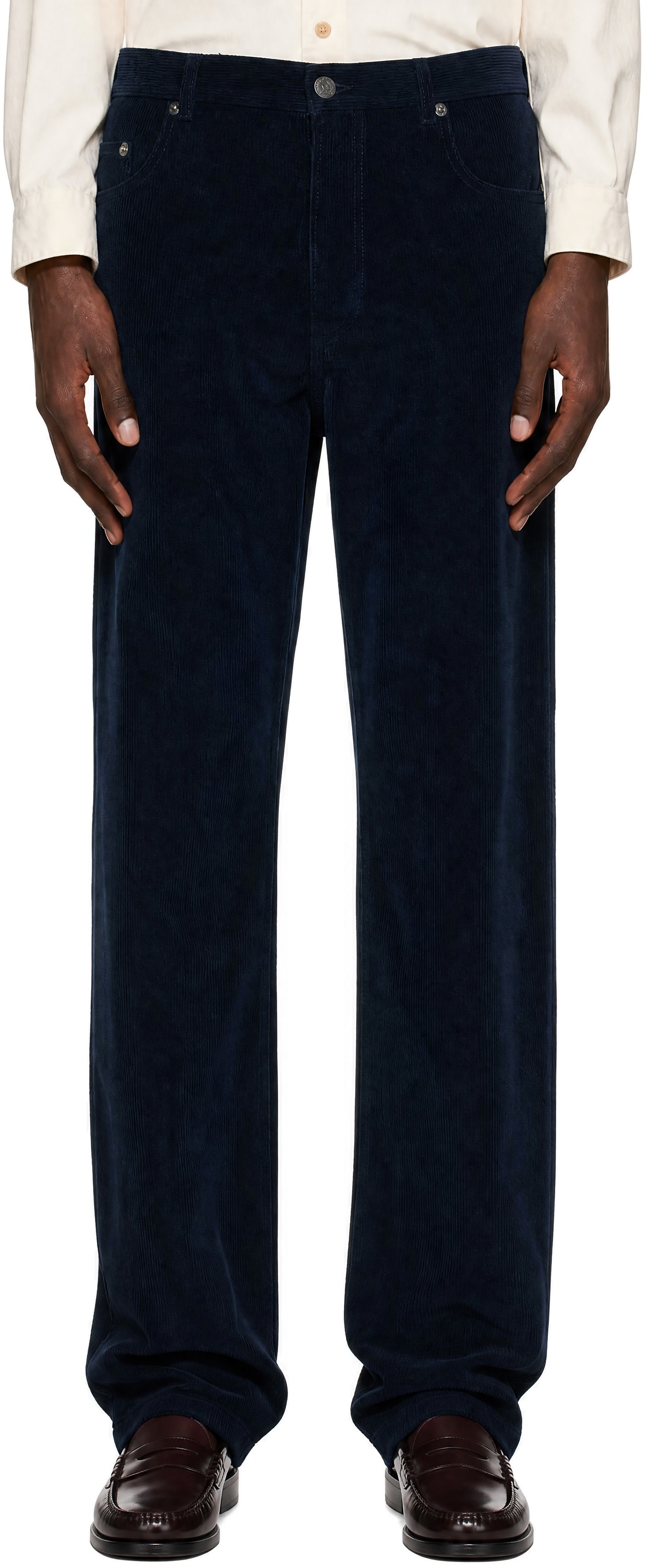 A.P.C. - Navy Fairfax Trousers