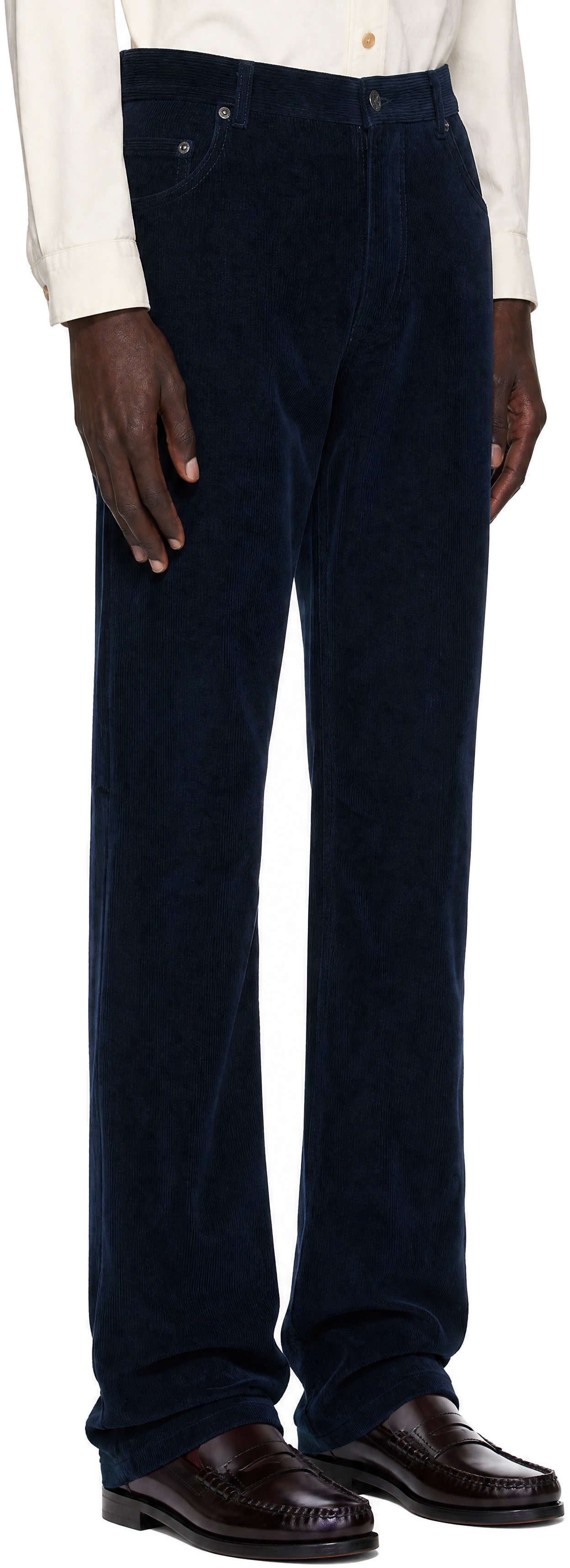 A.P.C. - Navy Fairfax Trousers