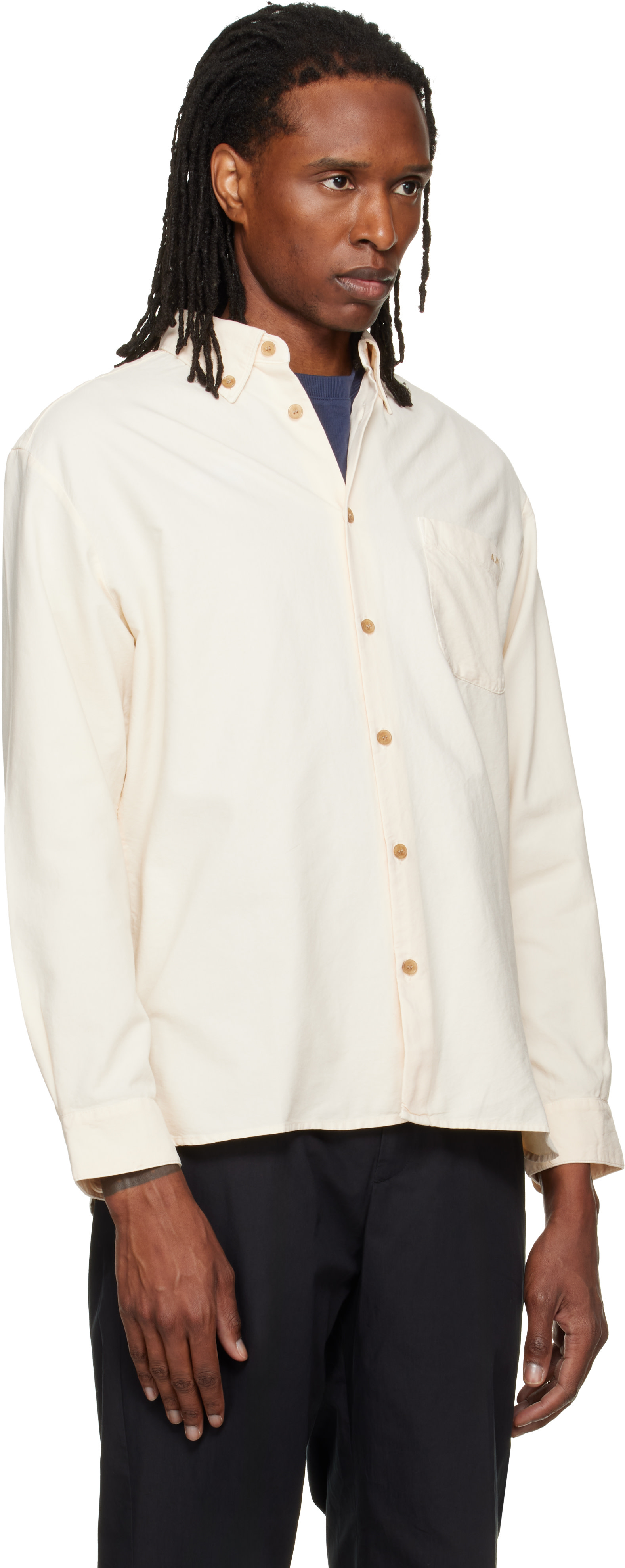 A.P.C. - Off-White Mateo Logo Shirt