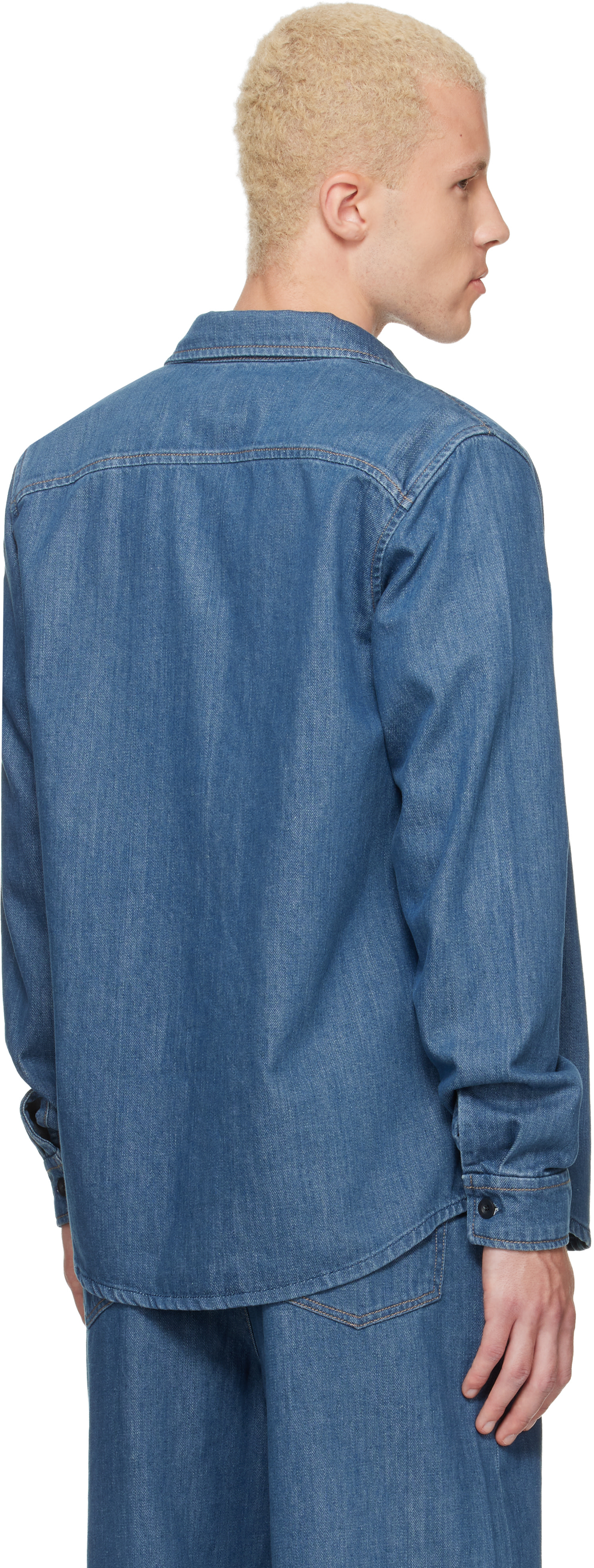 A.P.C. - Chemise bleue en denim