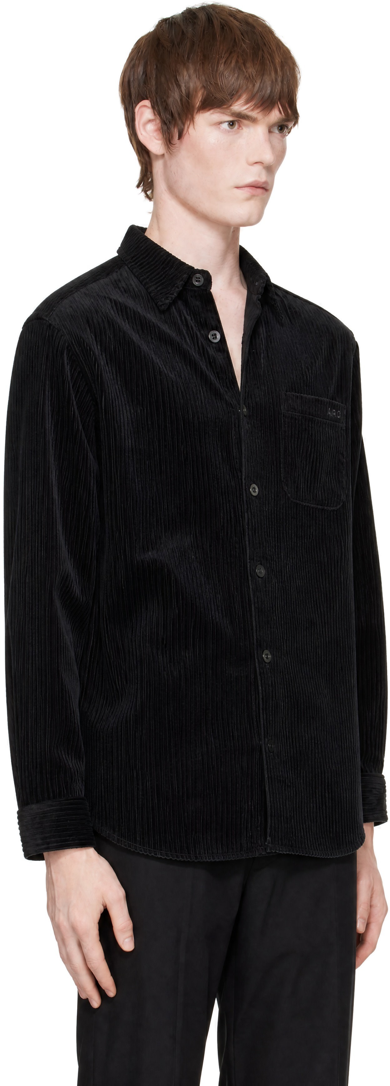 A.P.C. - Chemise Mateo noire à logo