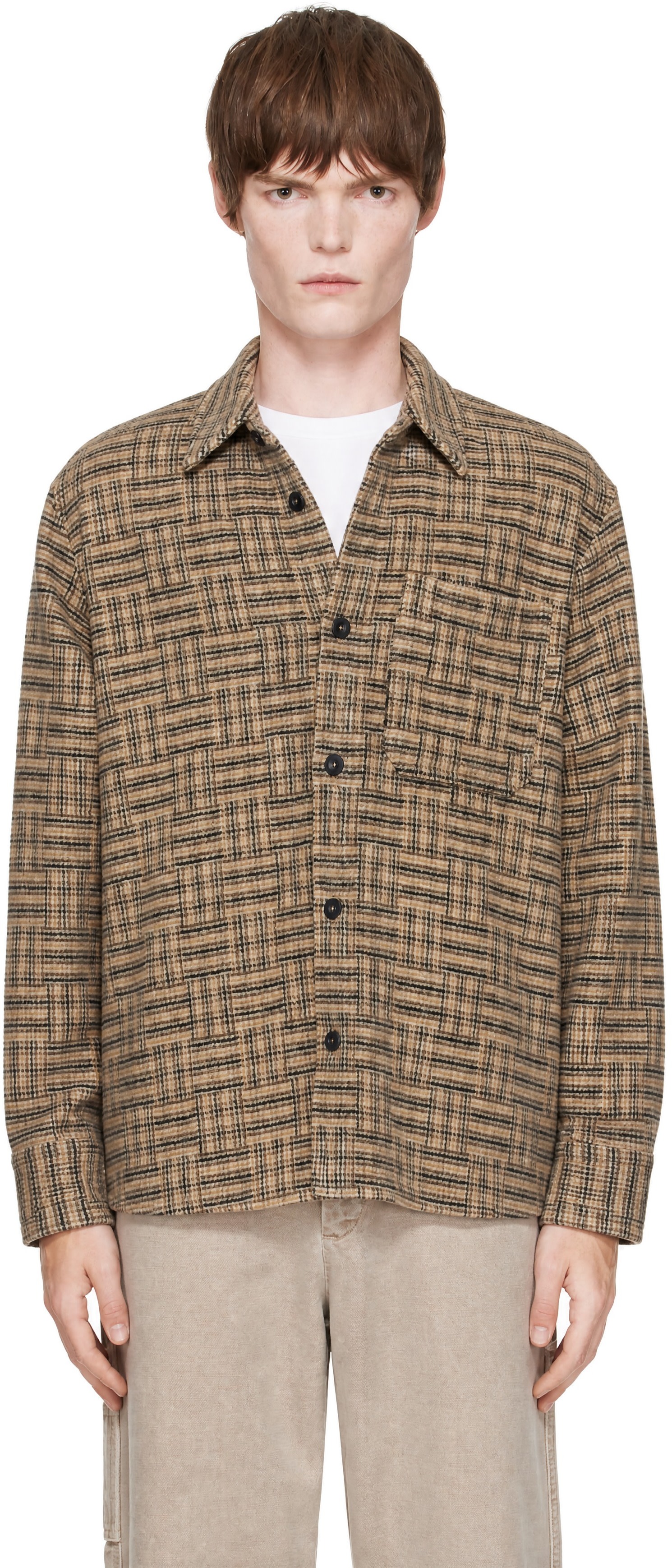 A.P.C. - Beige Baptiste Overshirt