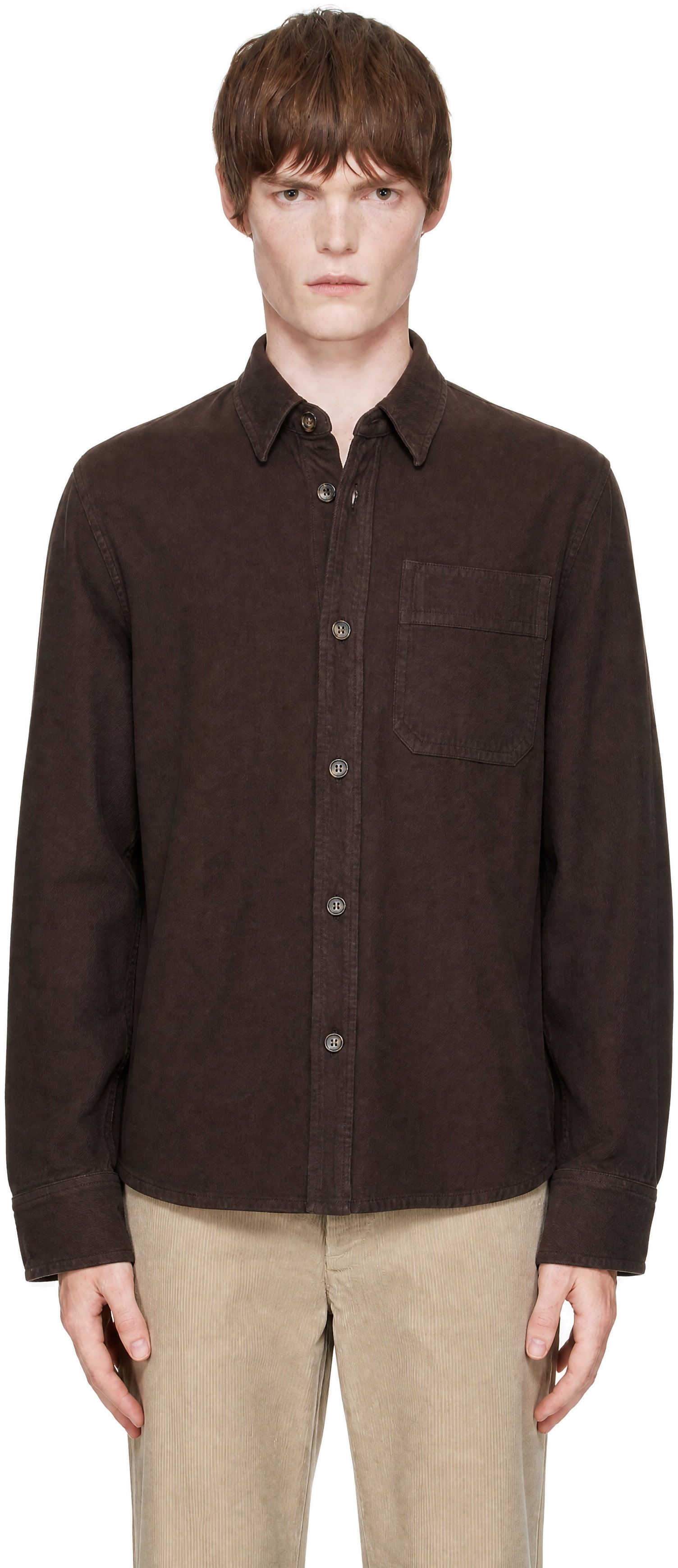 A.P.C. - Brown Basile Overshirt