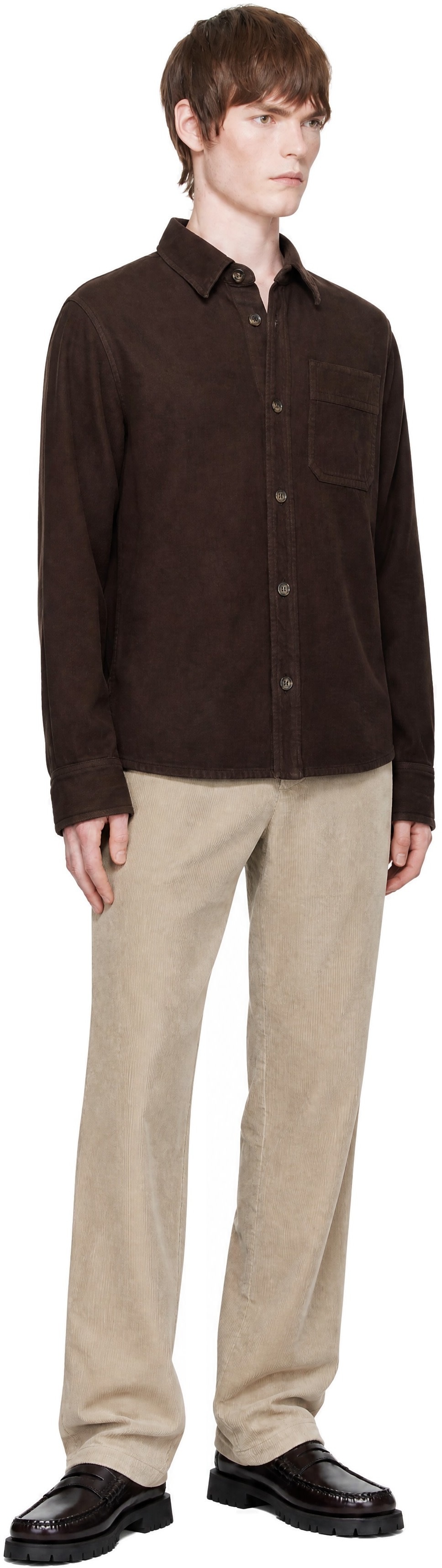 A.P.C. - Brown Basile Overshirt