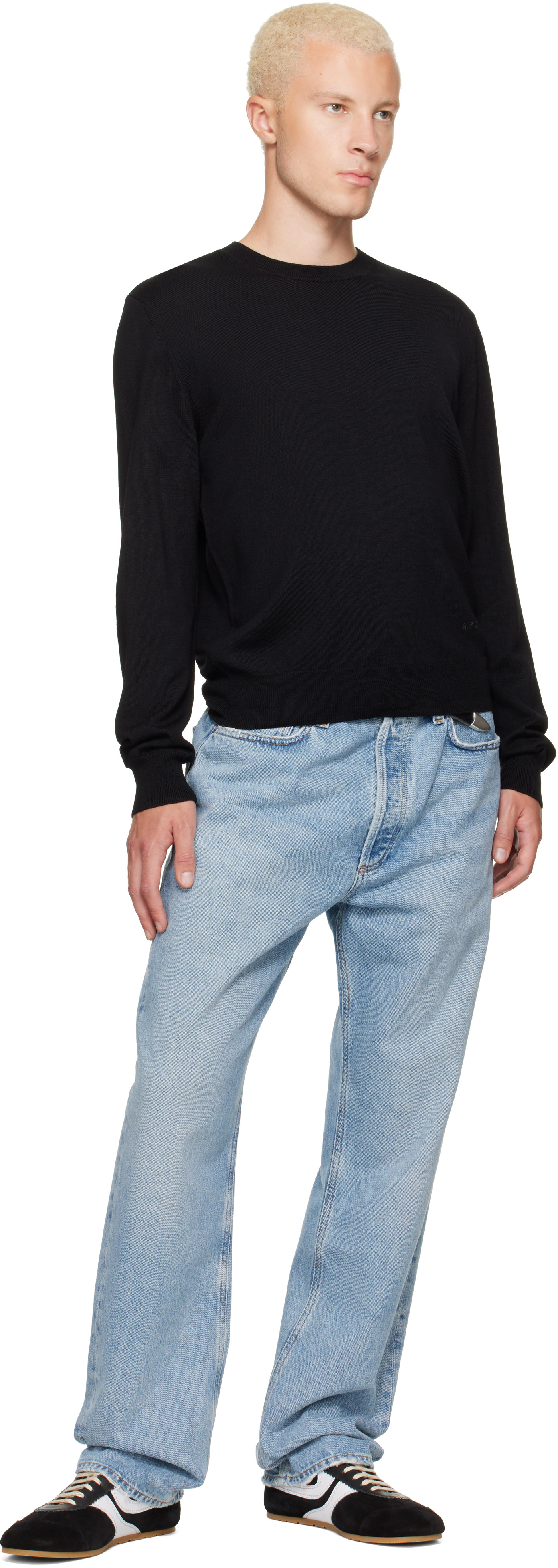 A.P.C. - Black Matthieu Wool Sweater