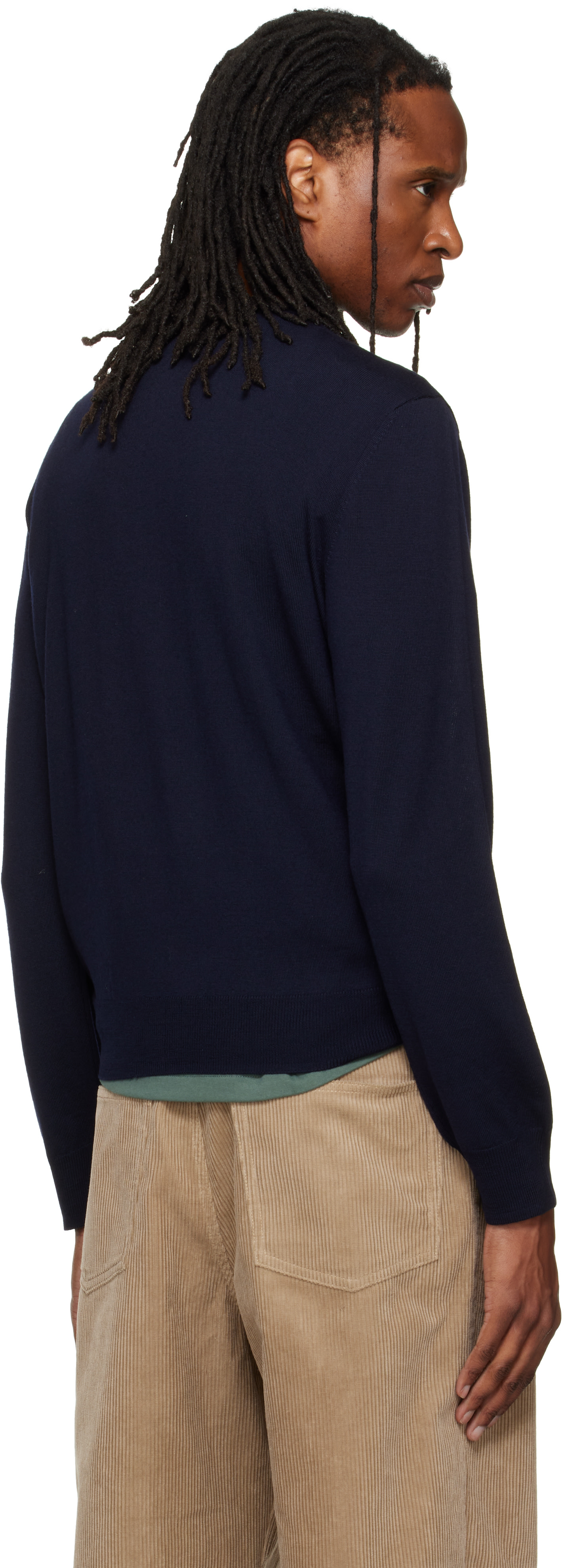 A.P.C. - Navy Matthieu Wool Sweater