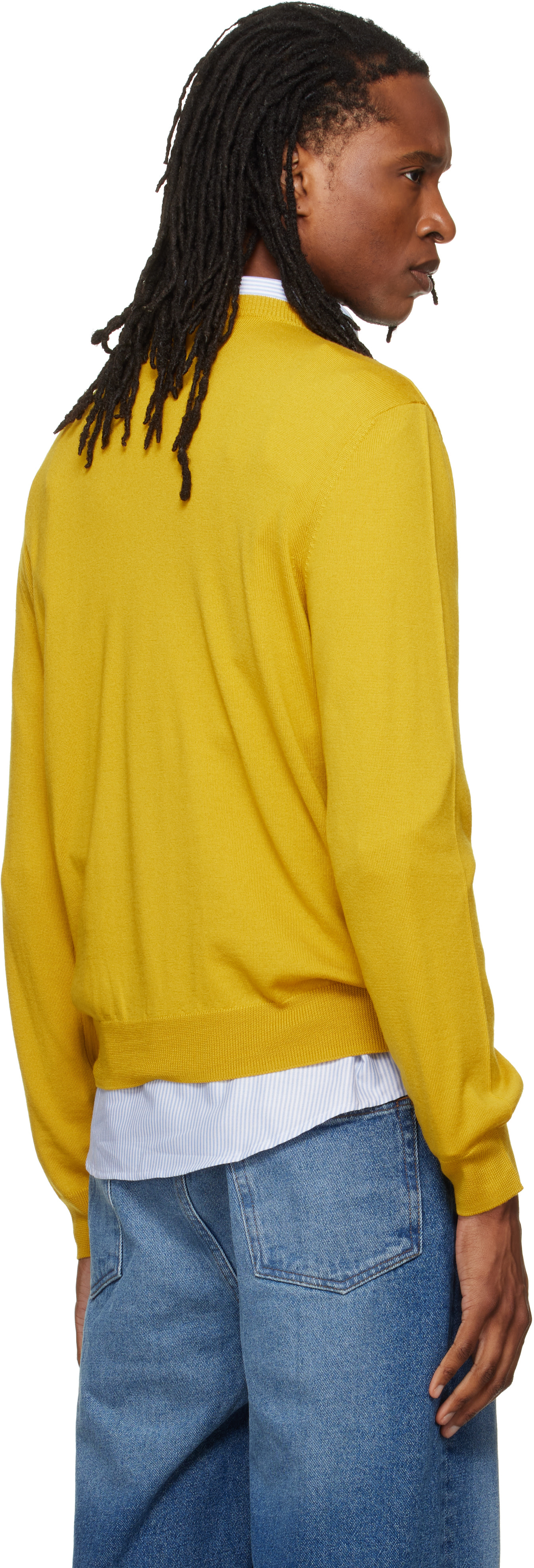 A.P.C. - Pull jaune en laine