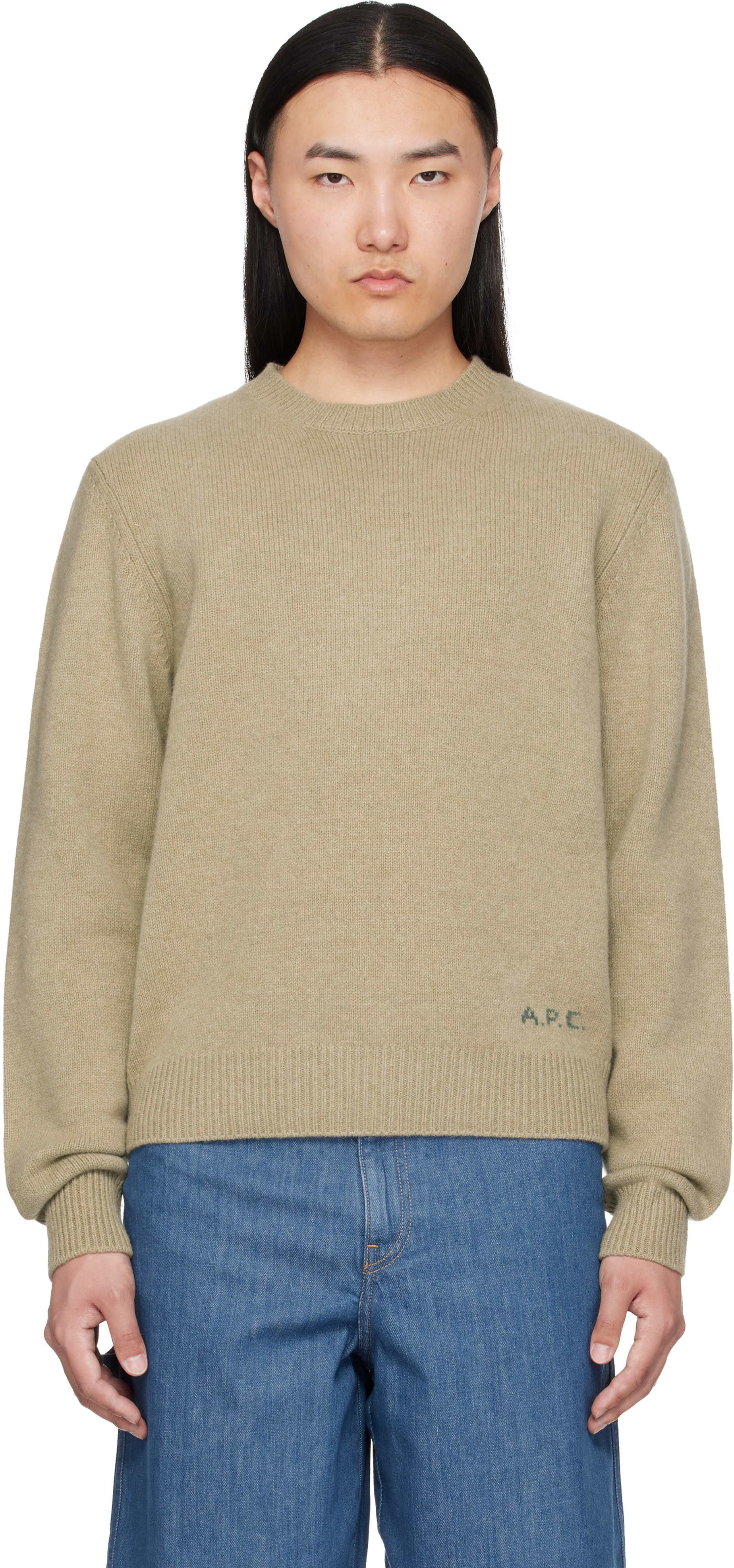 A.P.C. - 베이지 에드몬드 스웨터
