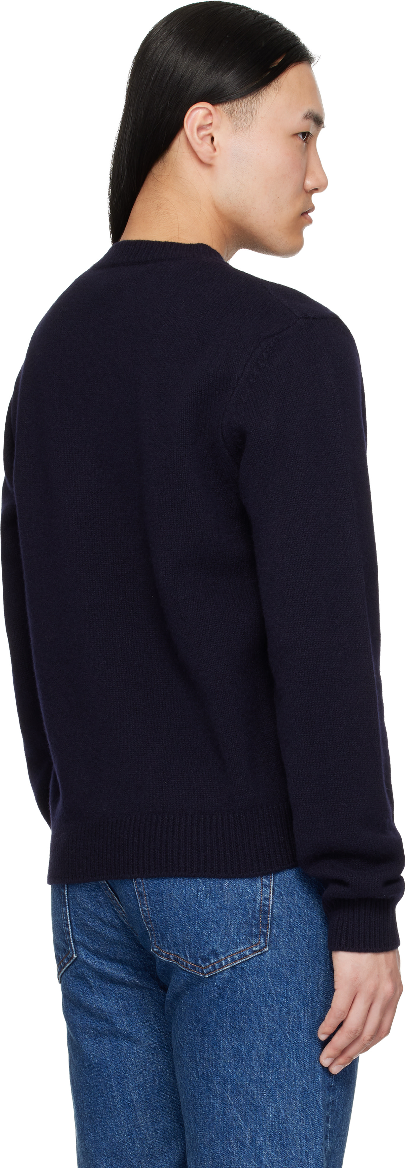 A.P.C. - Pull Edmond bleu marine