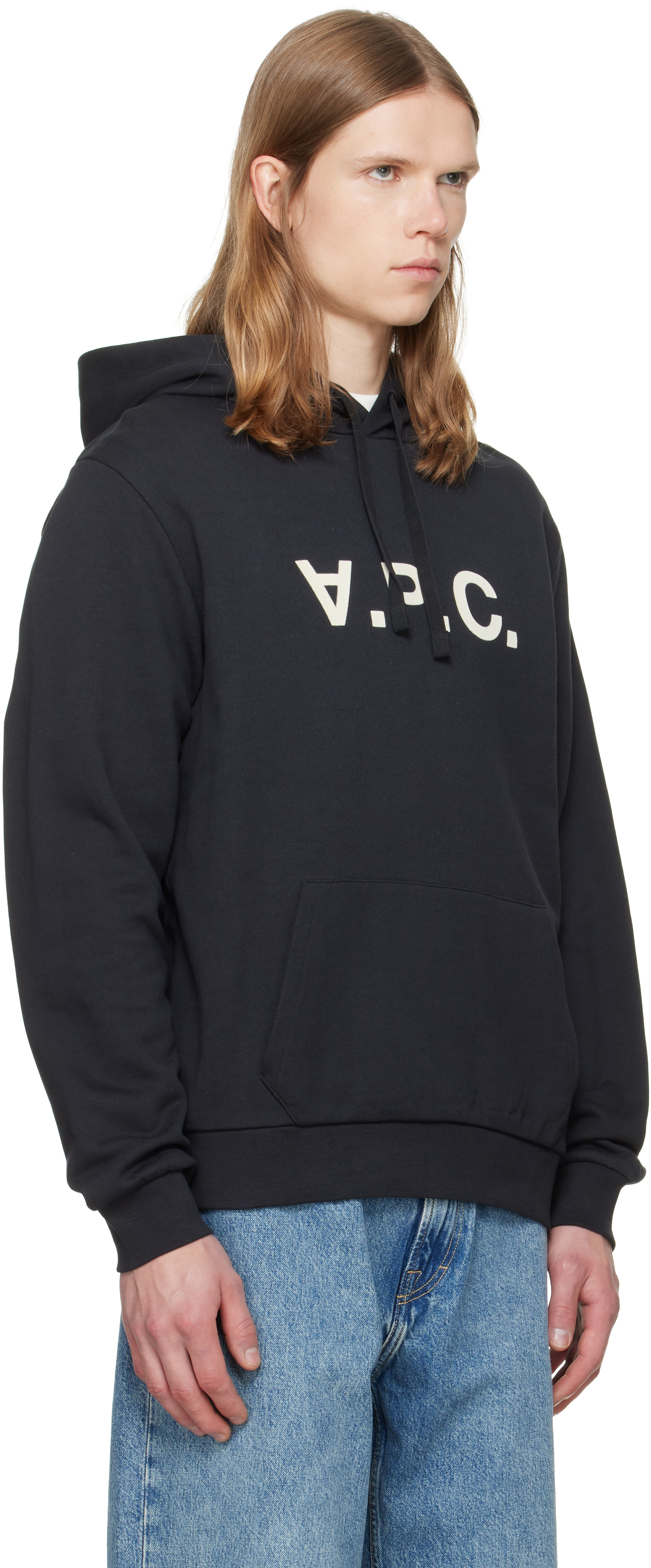 A.P.C.: ブラック Standard Grand 'VPC' フーディ | SSENSE 日本