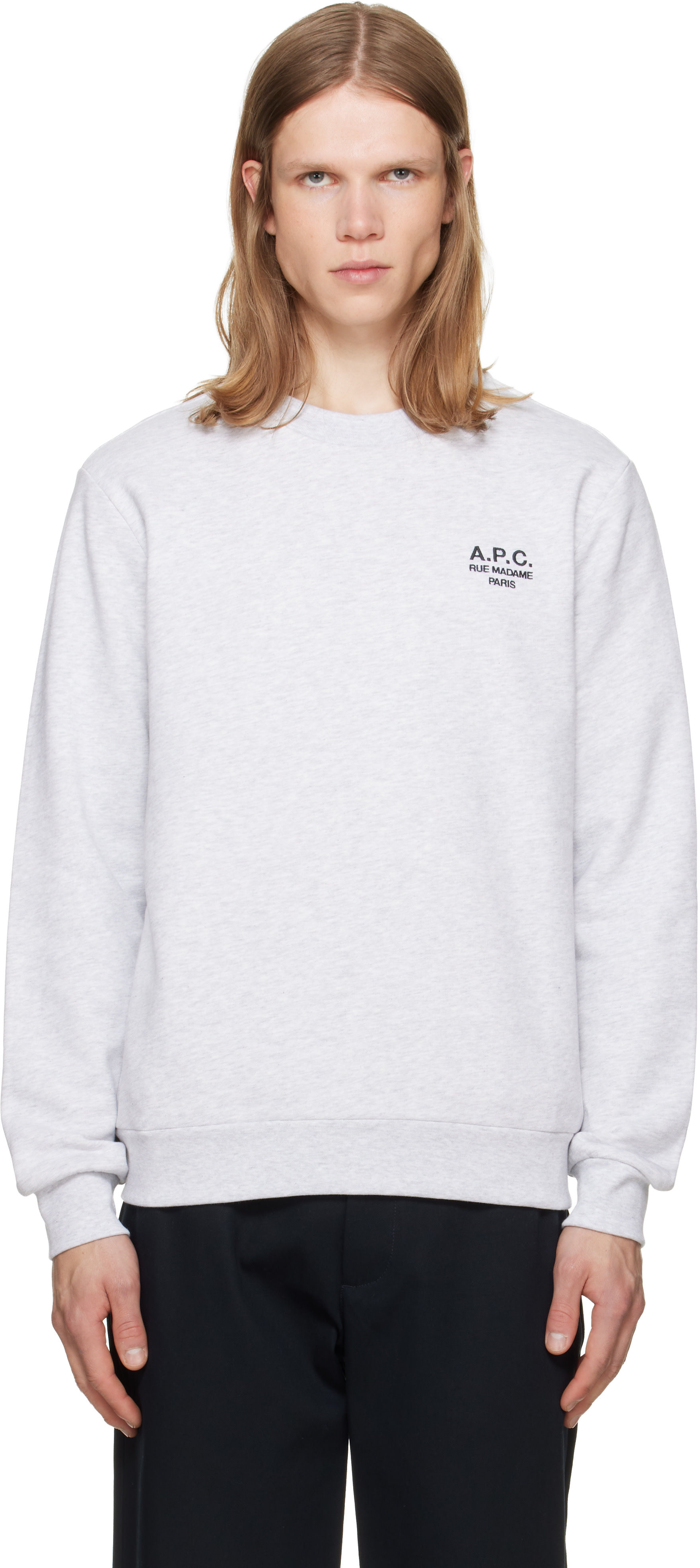 A.P.C. - 그레이 스탠다드 루마담 스웨트셔츠
