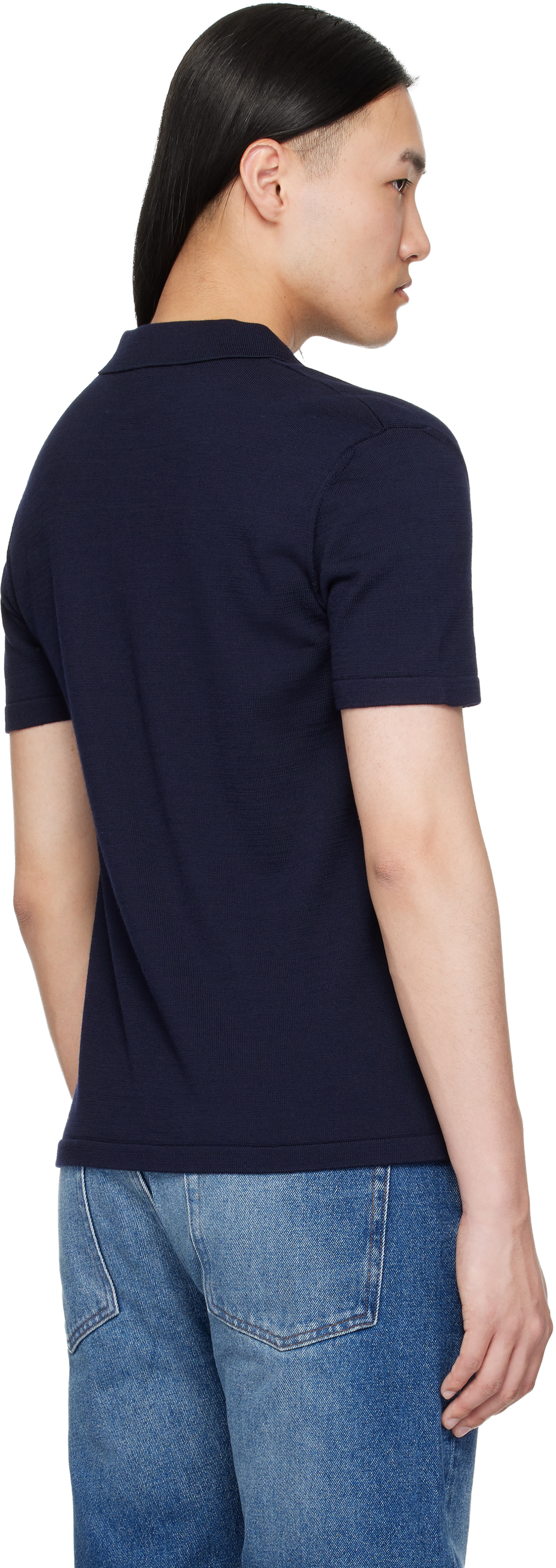 A.P.C. - Polo Gide bleu marine