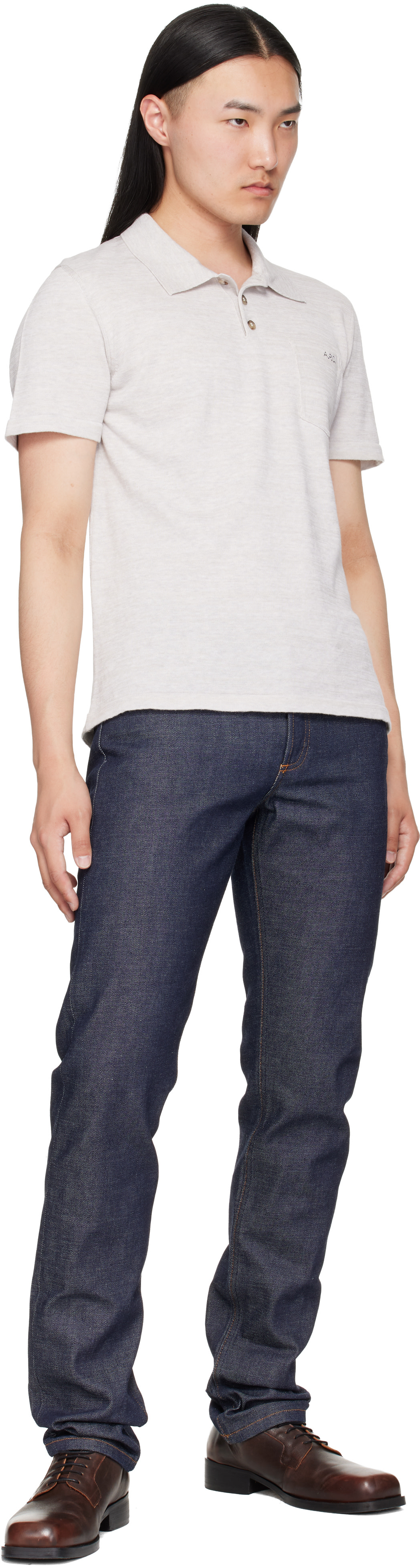 A.P.C. - Polo Gide gris