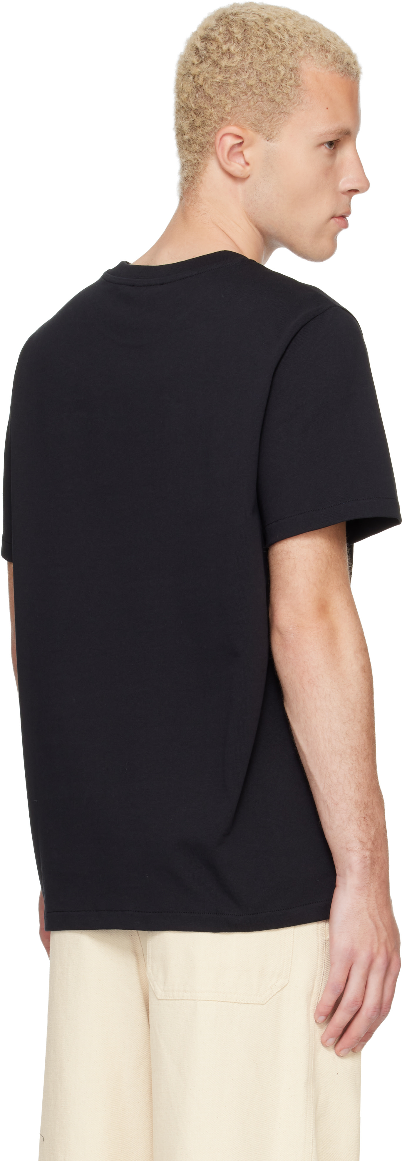 A.P.C.: Black Standard 'Rue Madame' T-shirt | SSENSE