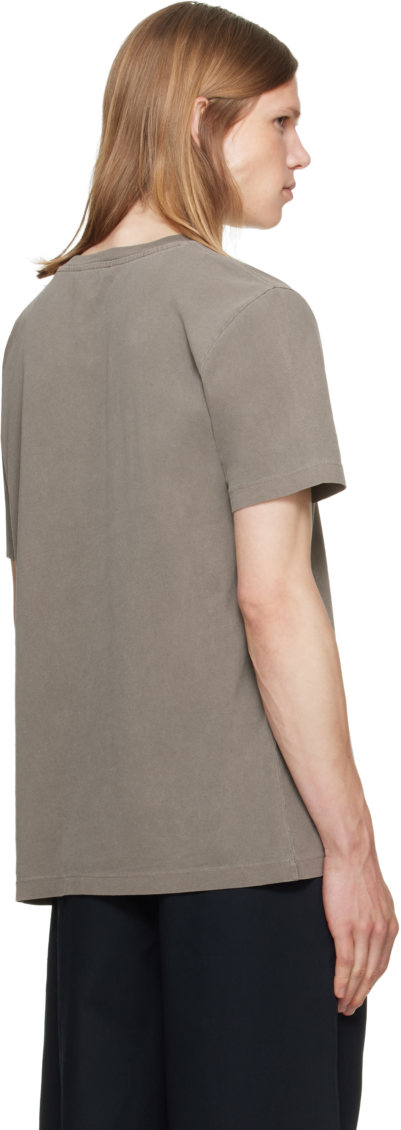 A.P.C.: グレー 'A.P.C. Rue Madame' Logo Tシャツ | SSENSE 日本
