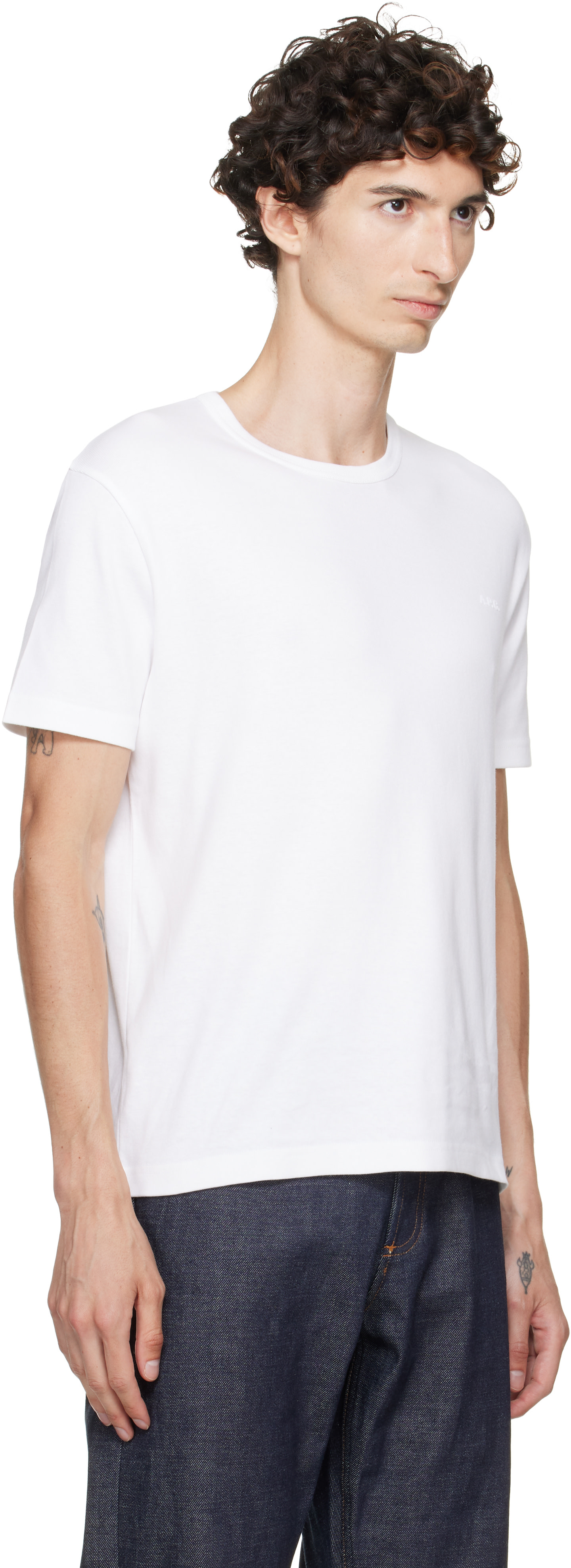 A.P.C. - T-shirt Jacob blanc