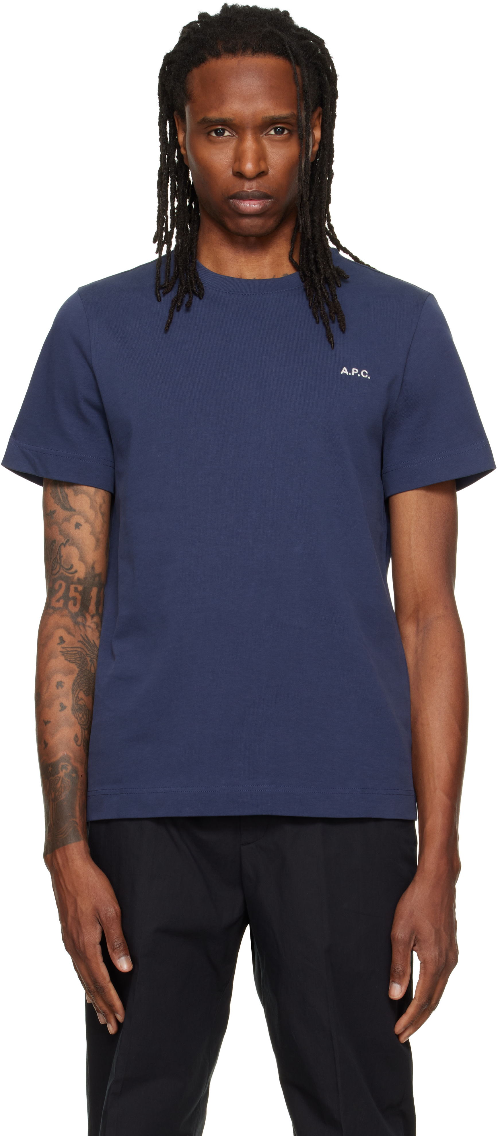 A.P.C. - ネイビー Oliver Tシャツ