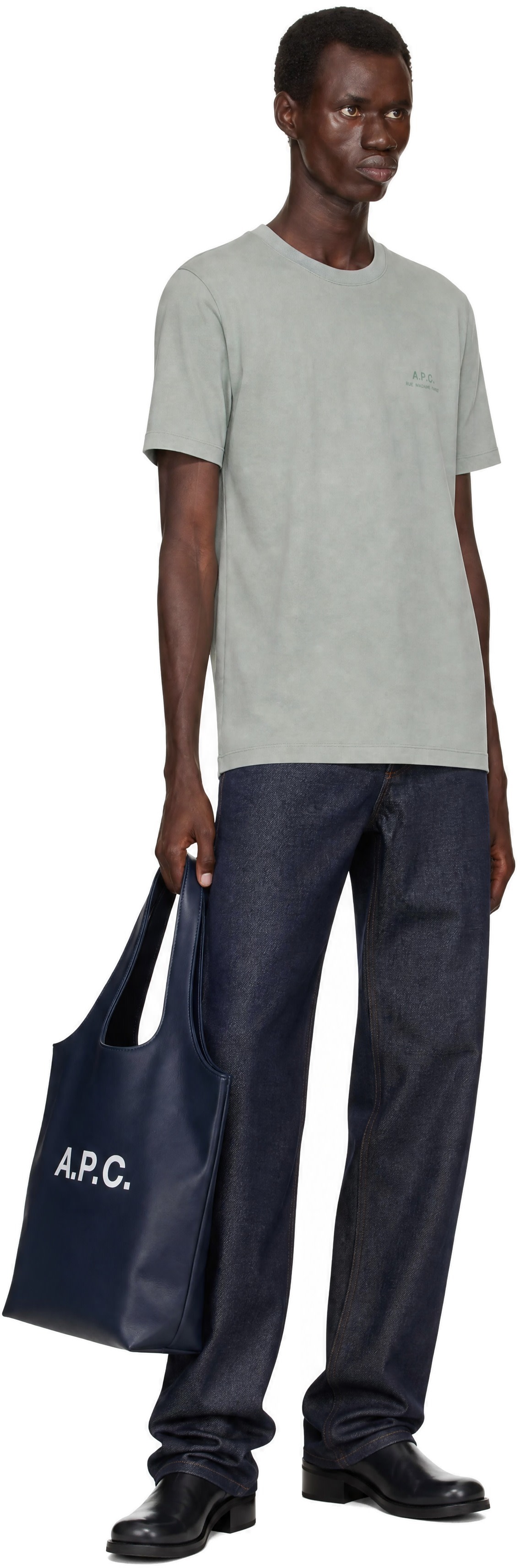 A.P.C. - Green Logo T-shirt