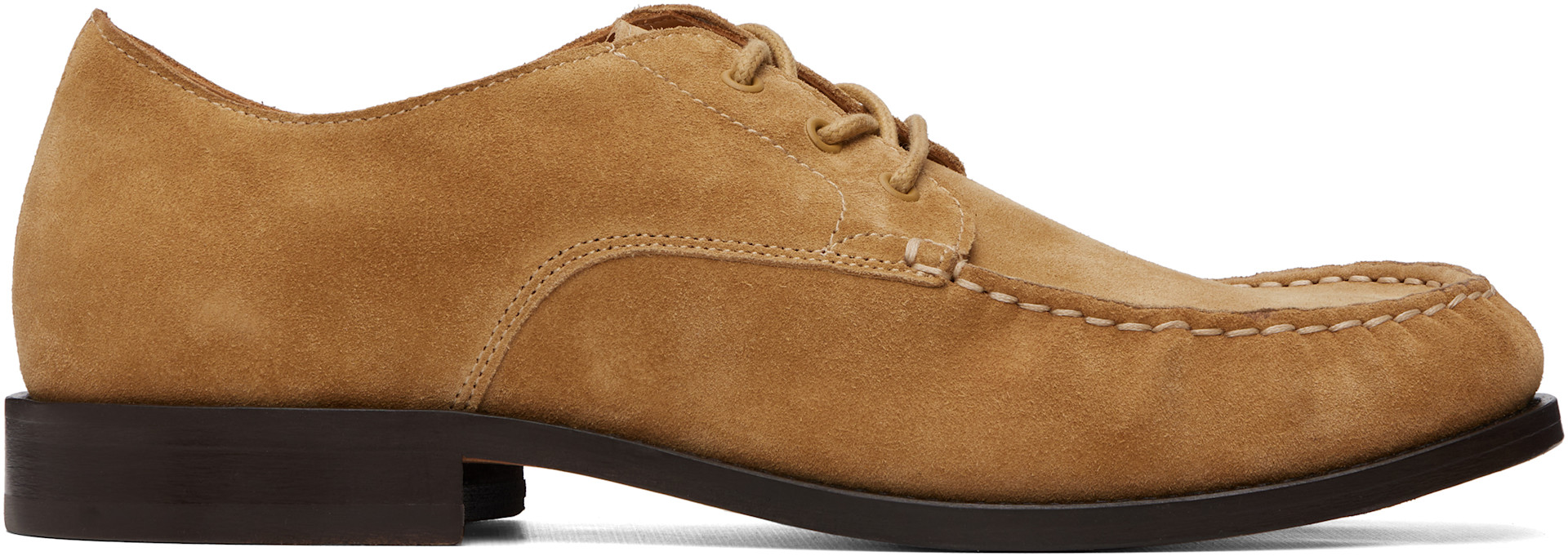A.P.C. - Tan Suede Derbys