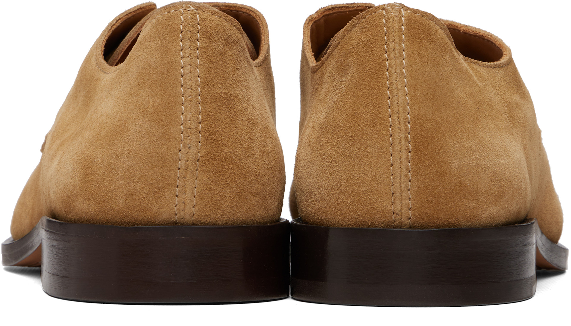 A.P.C. - Derbys brun clair en suède