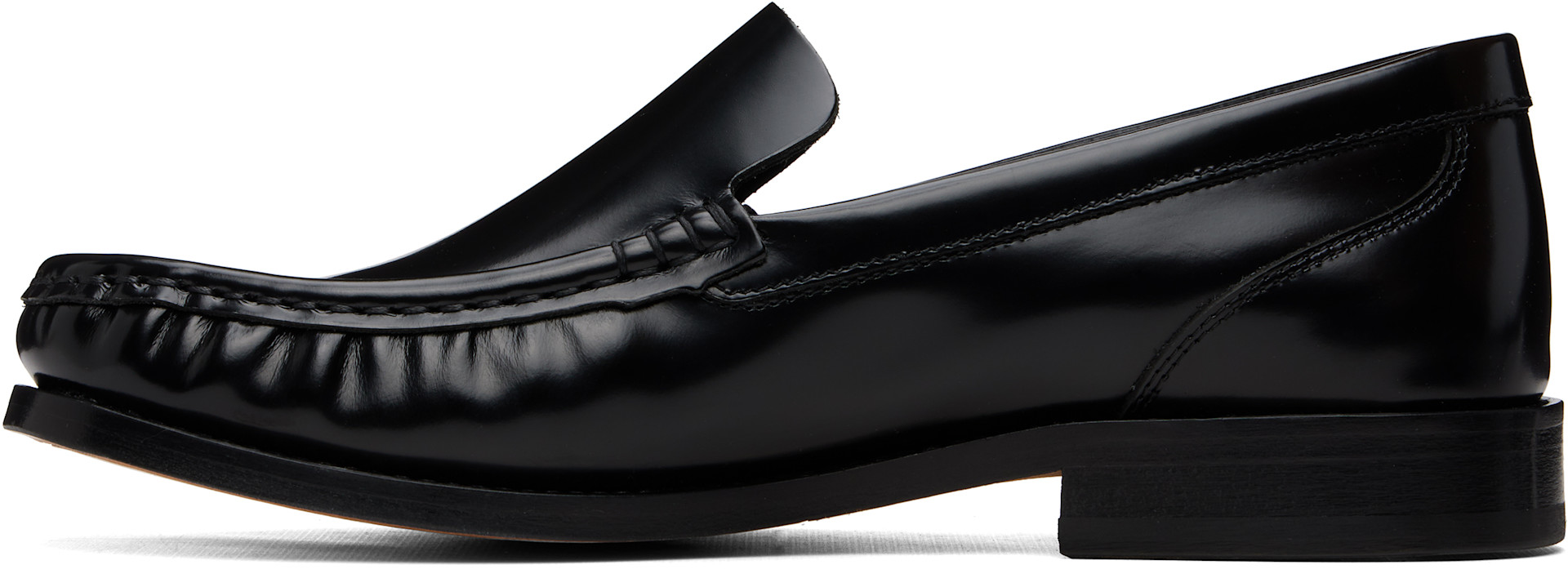 A.P.C. - Flâneurs noirs en cuir