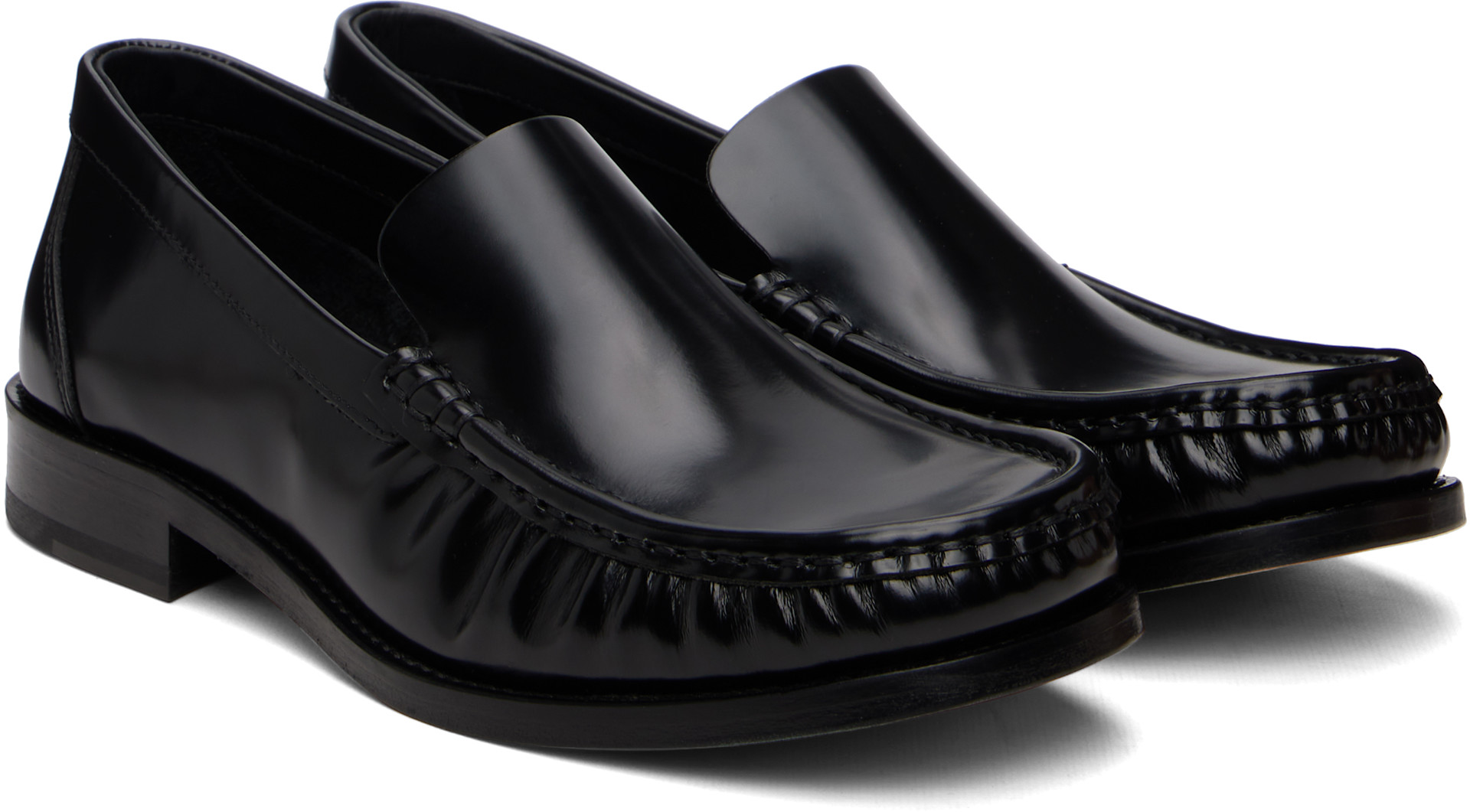 A.P.C. - Black Leather Loafers