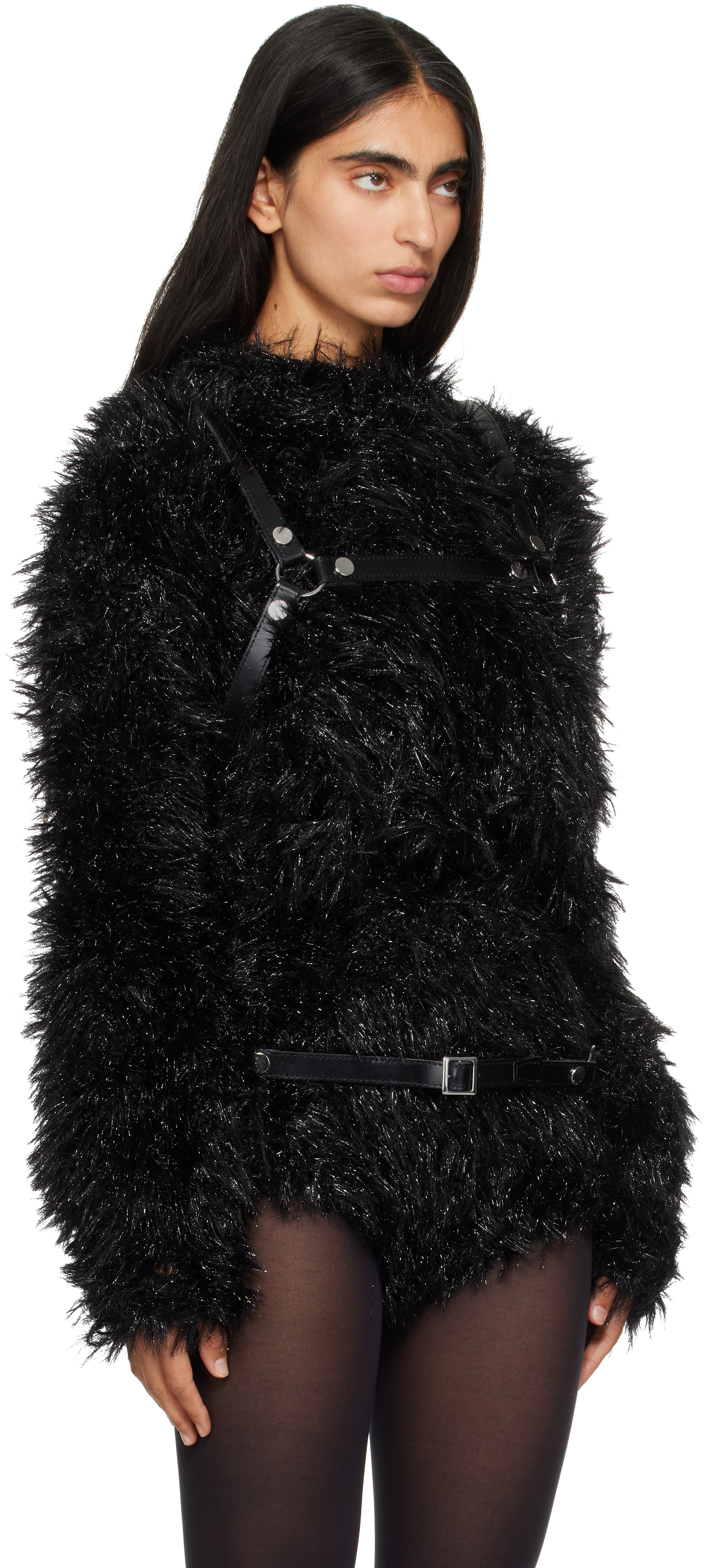 Junya Watanabe - Harnais noir en cuir