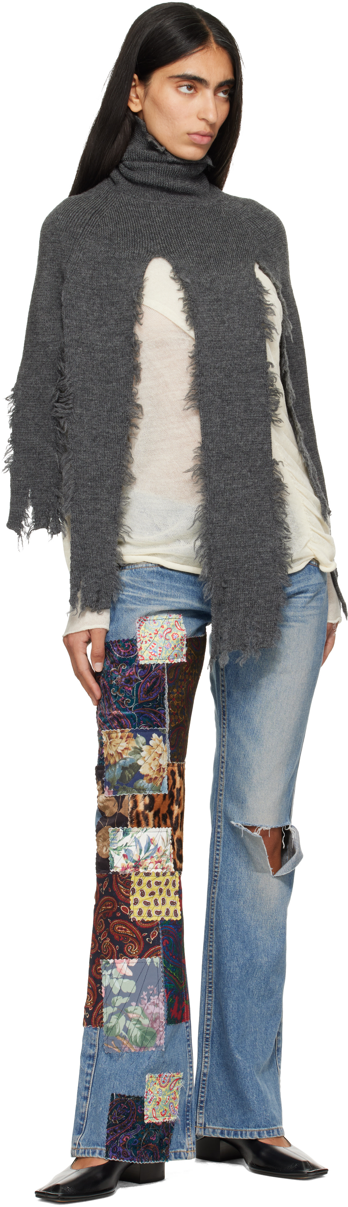 Junya Watanabe - Blue Patchwork Jeans