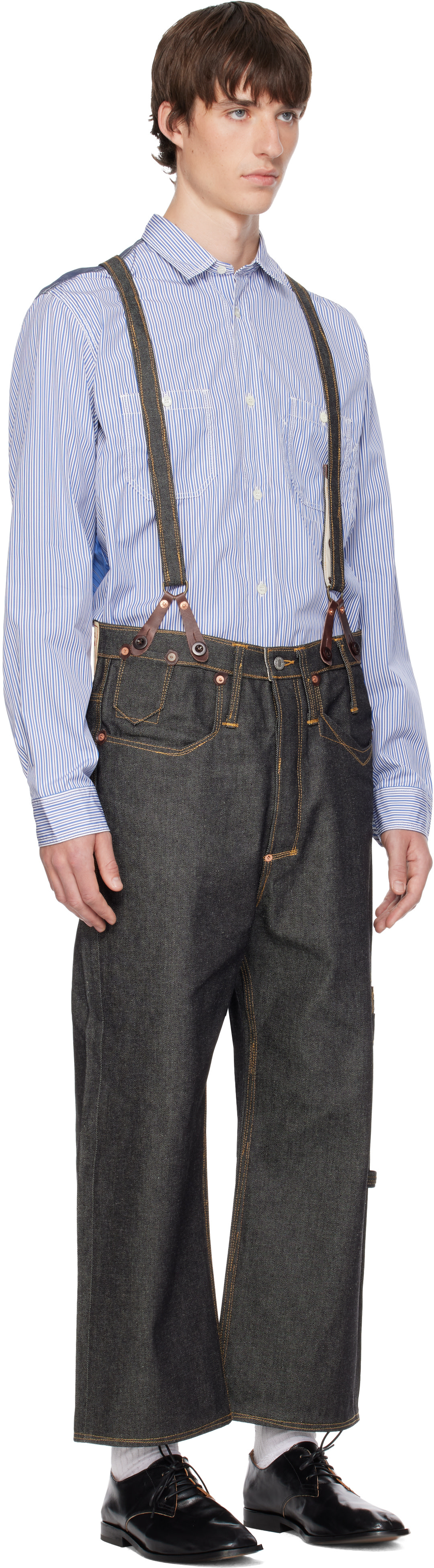 Junya Watanabe - Black Levi's Edition Suspender Jeans
