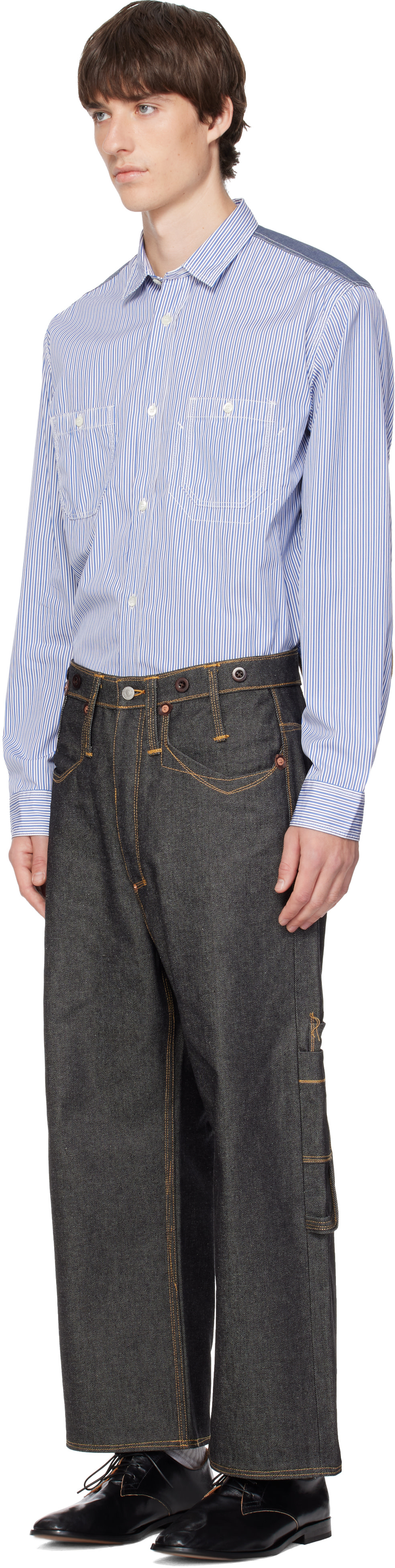 Junya Watanabe - Black Levi's Edition Suspender Jeans