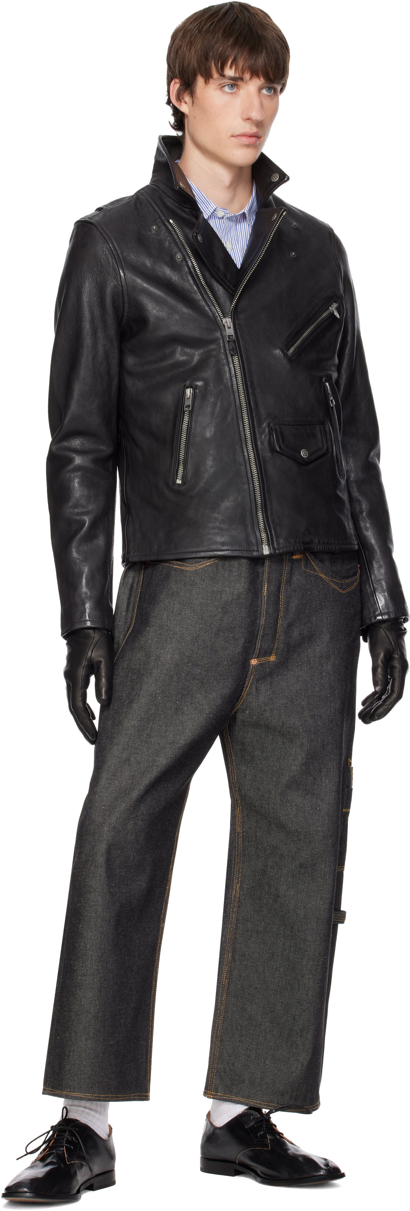 Junya Watanabe - Black Levi's Edition Suspender Jeans