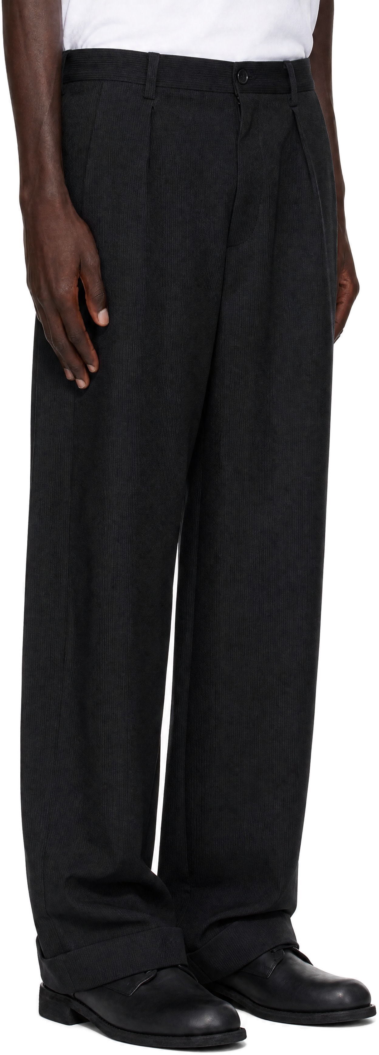 Junya Watanabe - Gray Herringbone Trousers