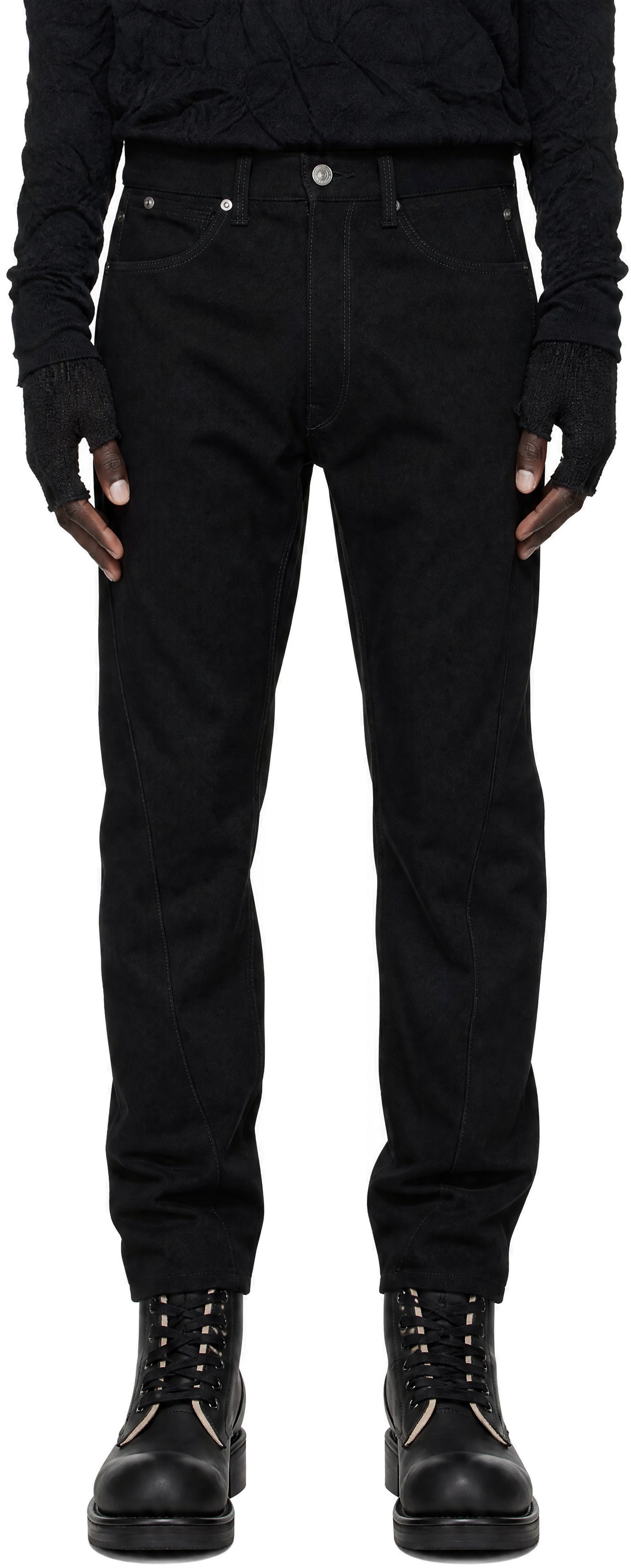 Junya Watanabe - Black Levi's Edition Wool Trousers