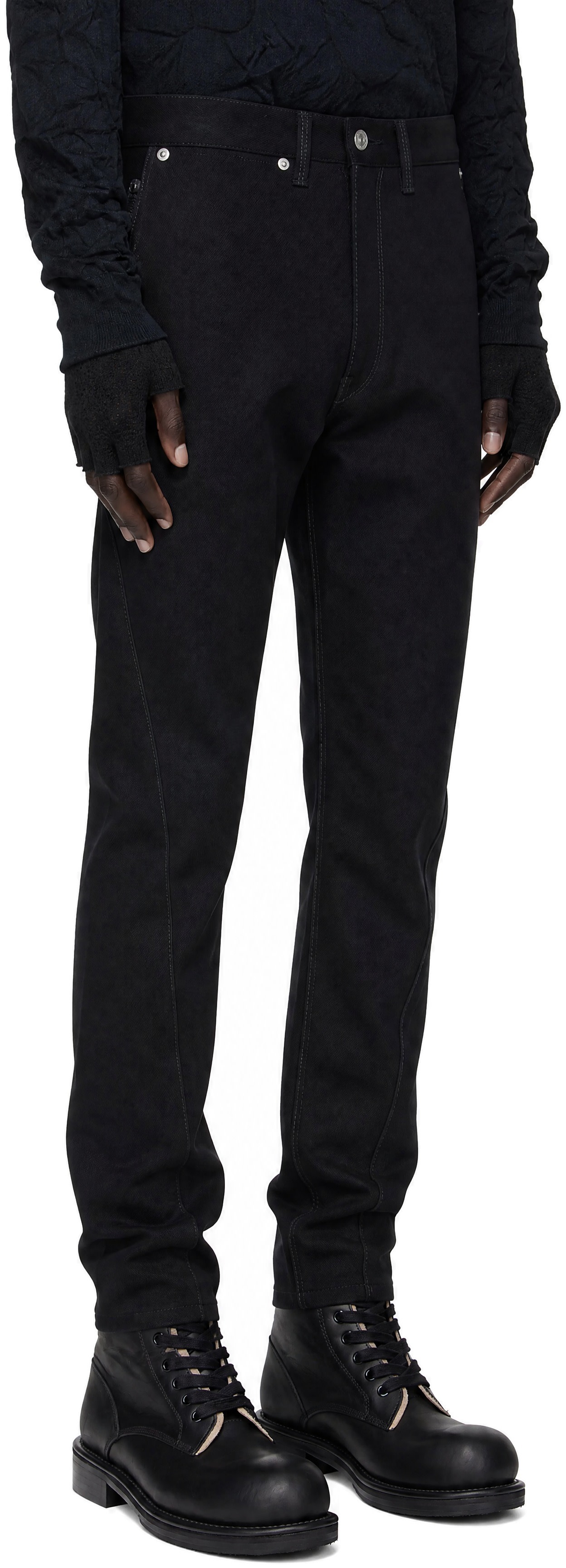 Junya Watanabe - Black Levi's Edition Wool Trousers