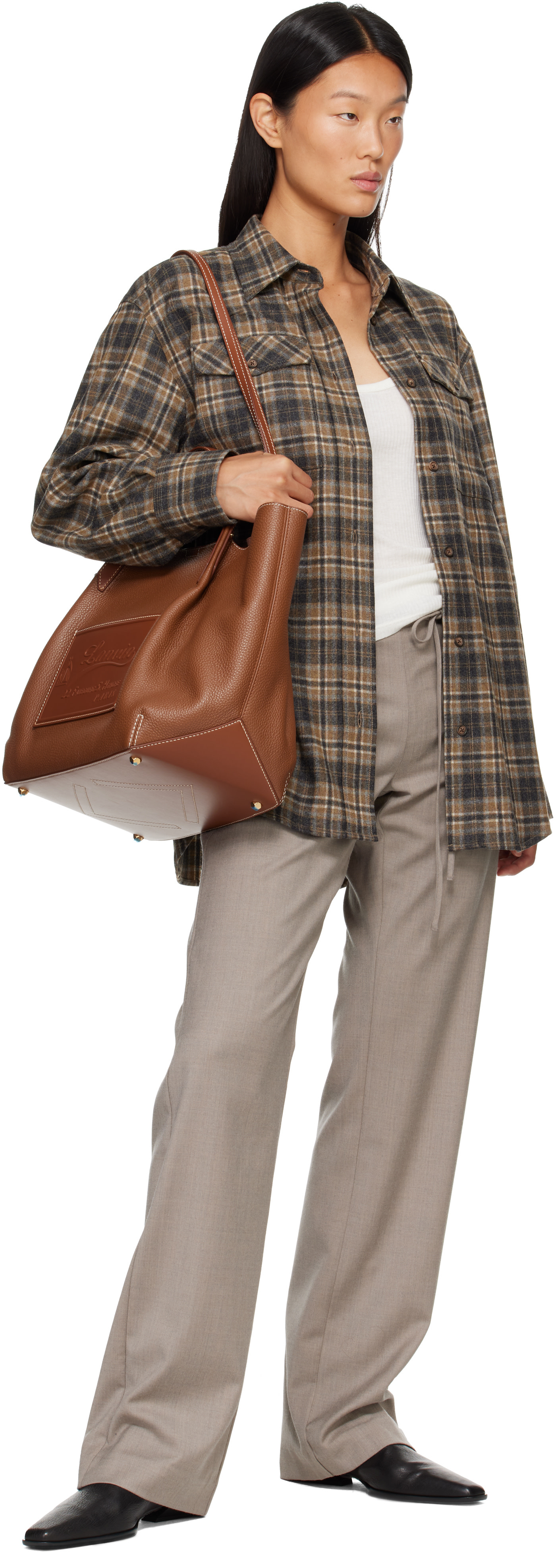 Lanvin - Cabas Catch by Lanvin brun