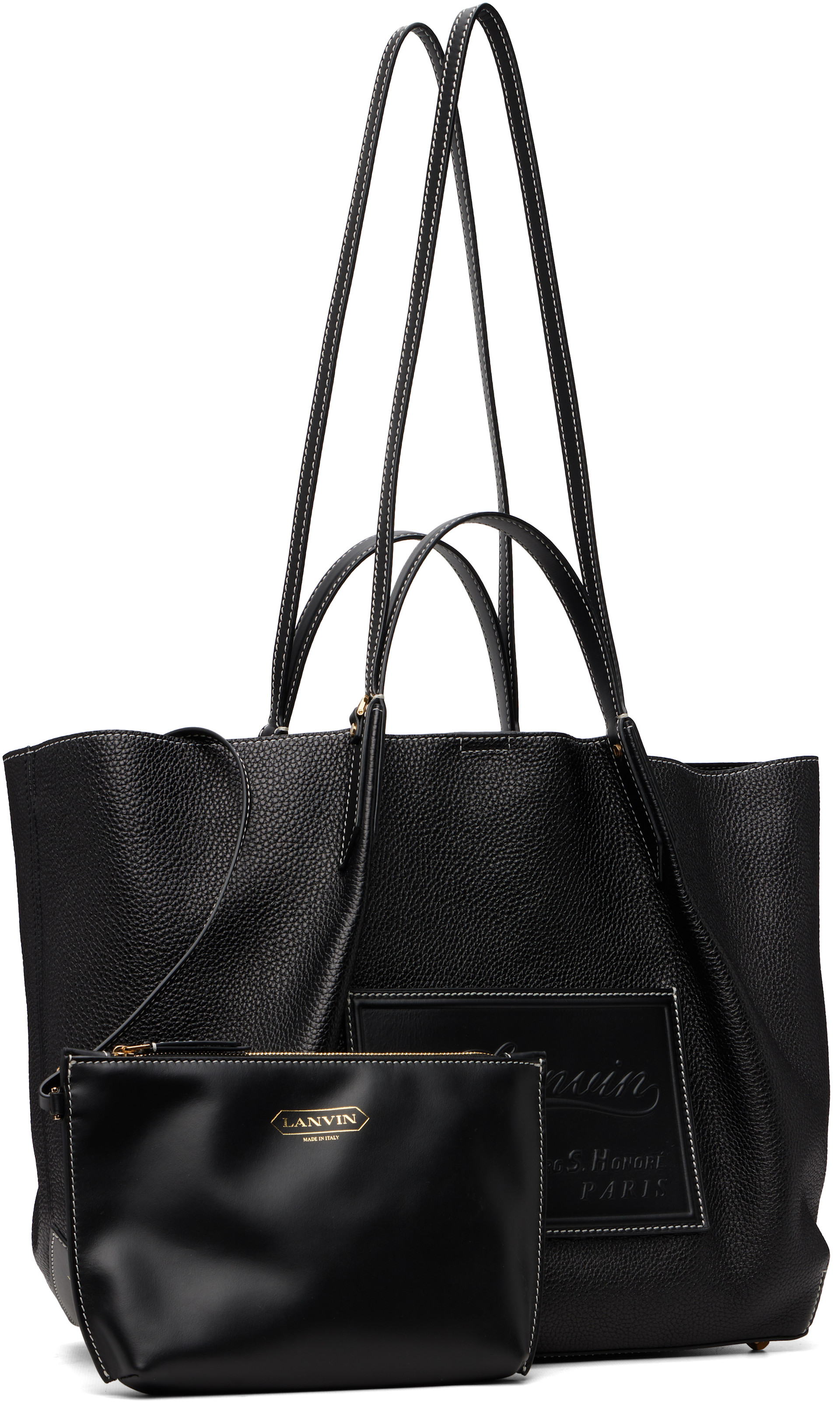 Lanvin - Cabas Catch by Lanvin noir