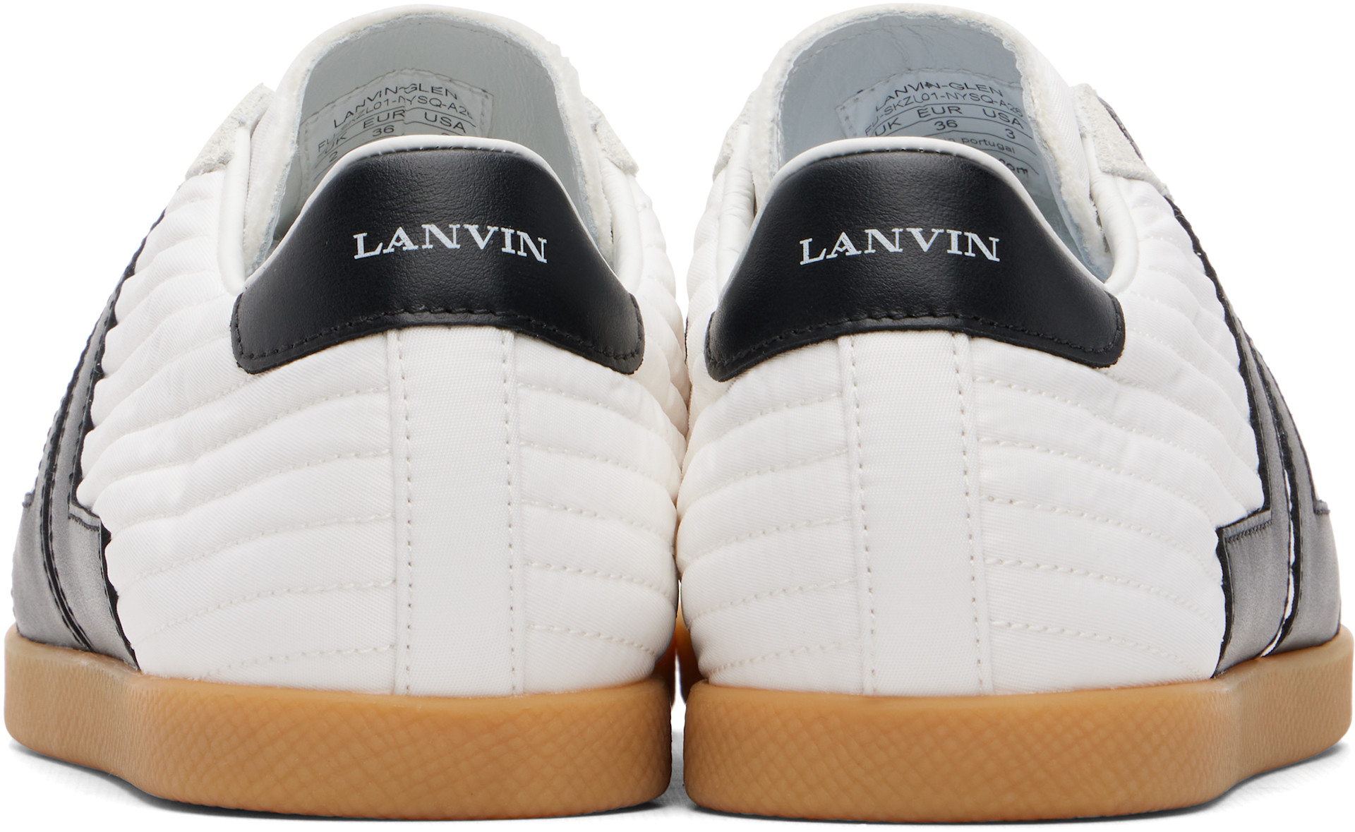 Lanvin - 화이트 글렌 2.0 스니커즈