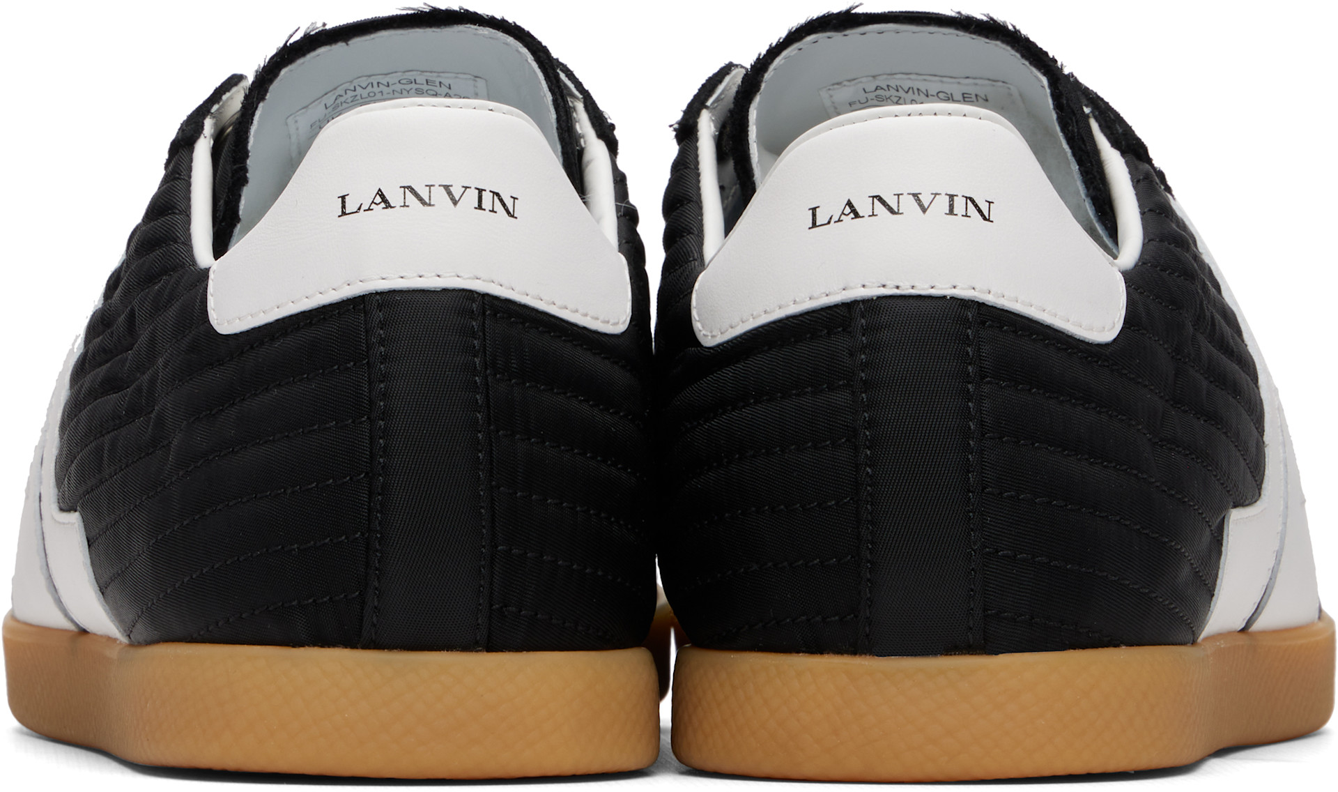 Lanvin: Black Glen 2.0 Sneakers | SSENSE