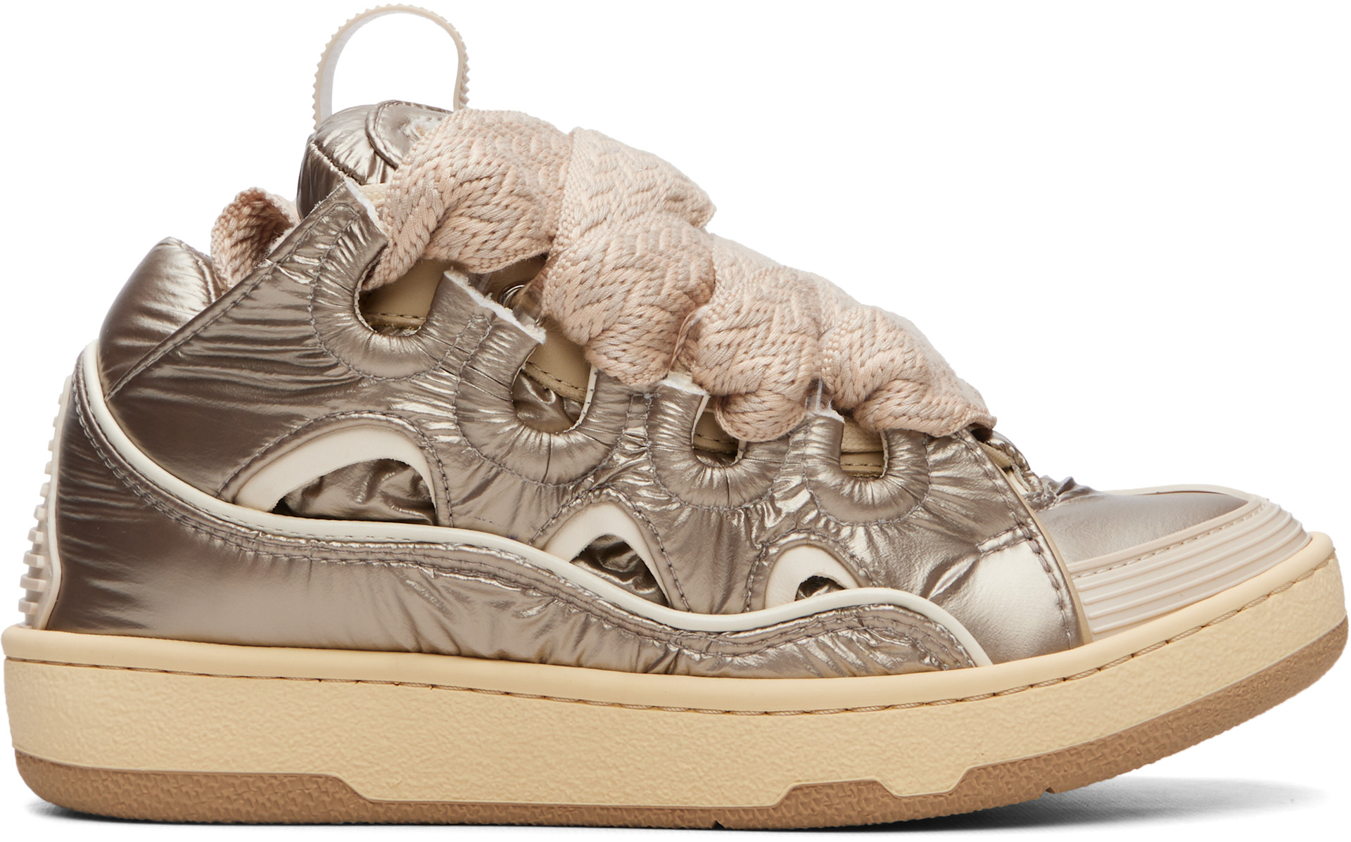 Lanvin - Baskets Curb jaunes