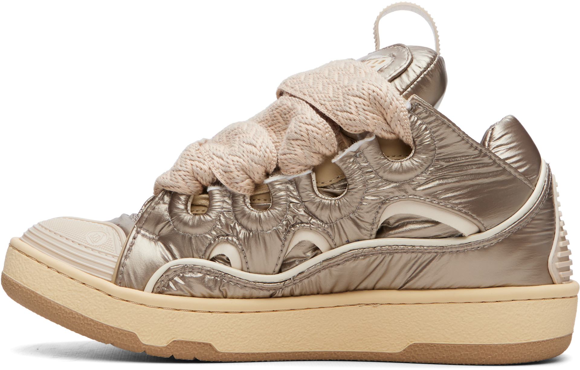 Lanvin - Baskets Curb jaunes