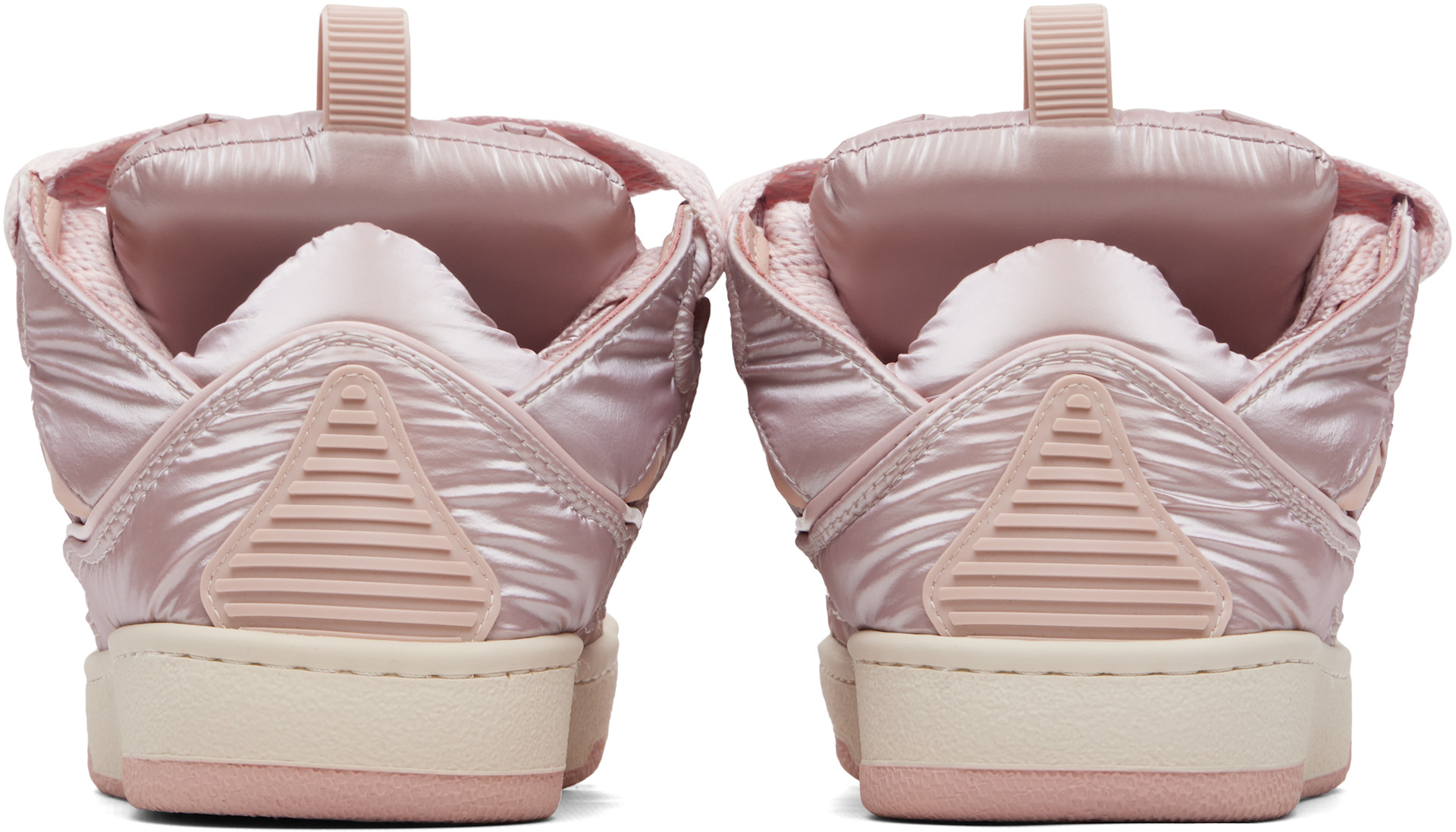 Lanvin - Baskets Curb roses en nylon