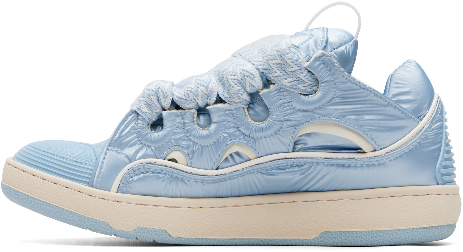Lanvin - Baskets Curb bleues en nylon