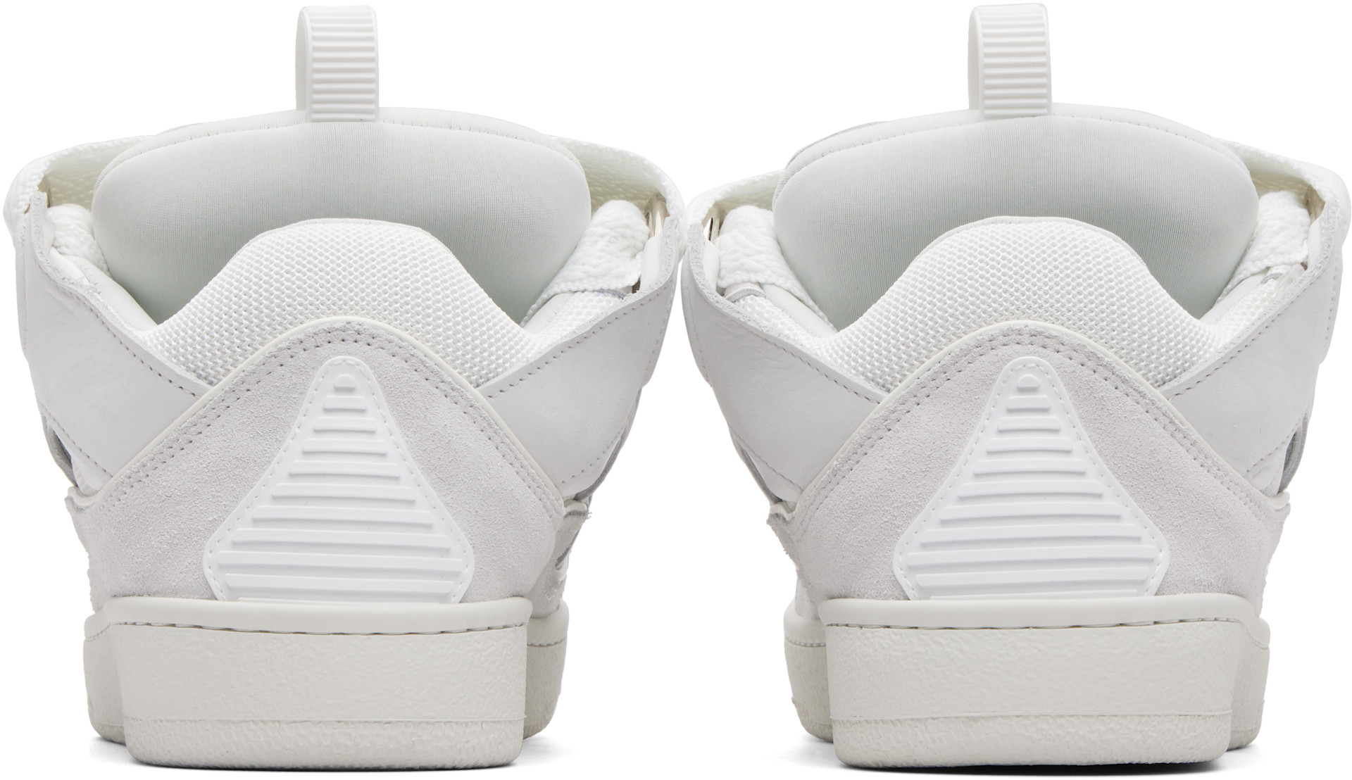 LANVIN PARIS ホワイトスニーカー サイズ42 スペイン製 Lanvin: White Curb Sneakers | SSENSE