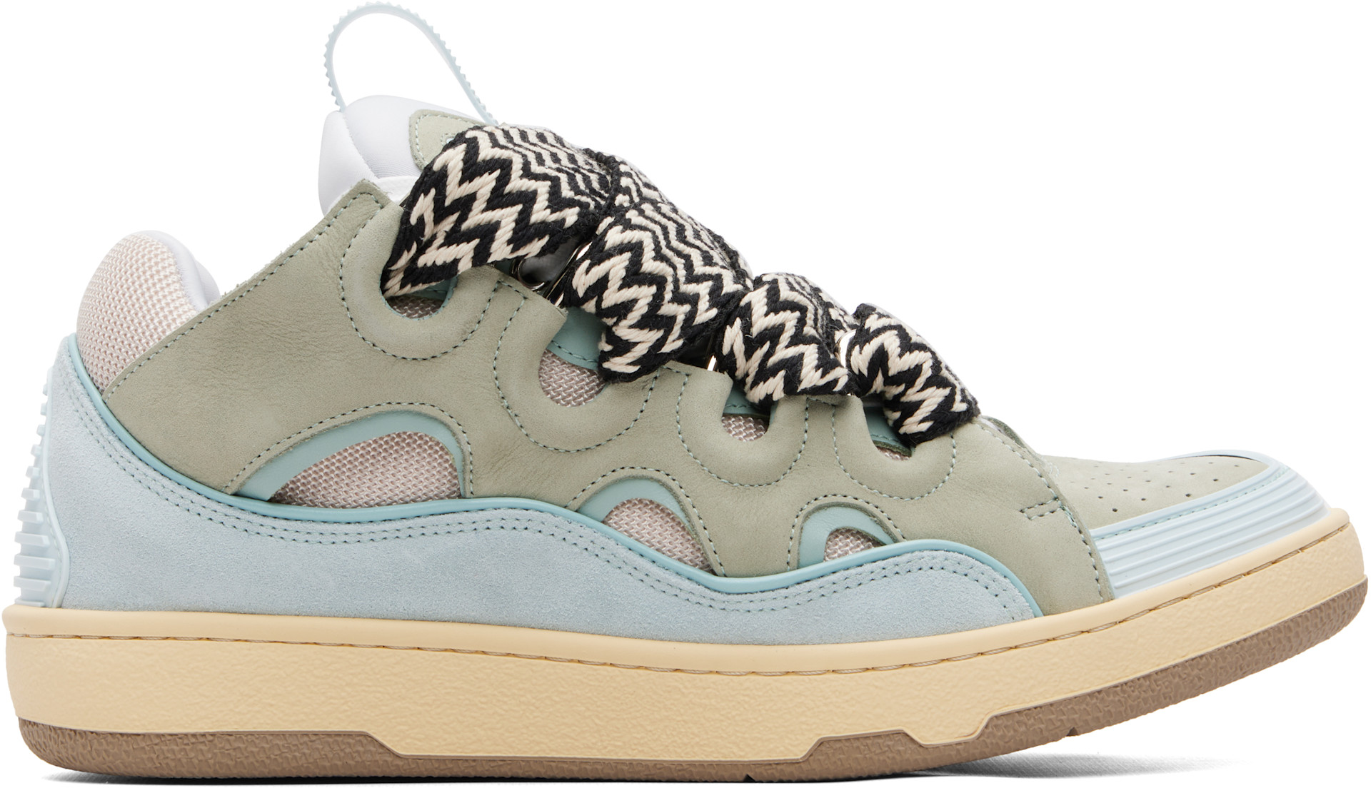 Lanvin - Baskets Curb bleues