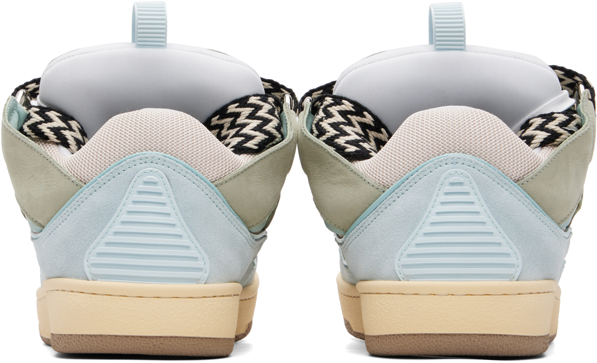 Lanvin - Baskets Curb bleues