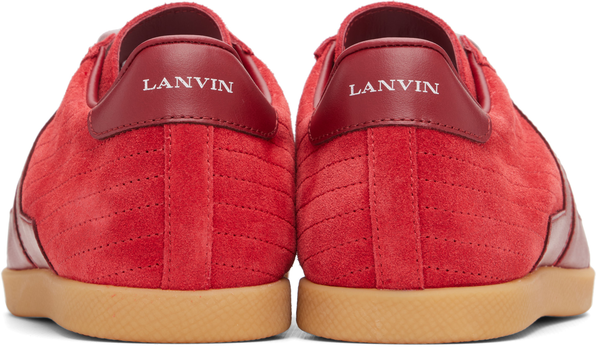 Lanvin - Baskets Glen 2.0 bourgogne